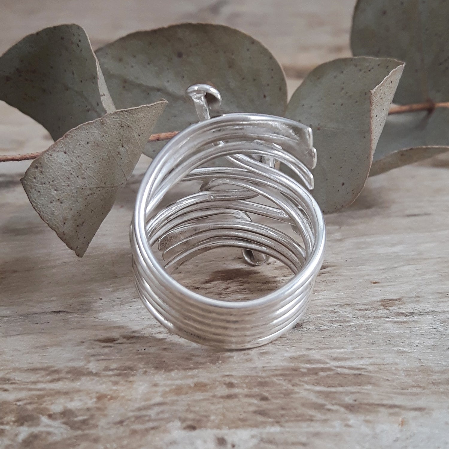 SAMPLE Calypso Dot Sterling Silver Ring Size P