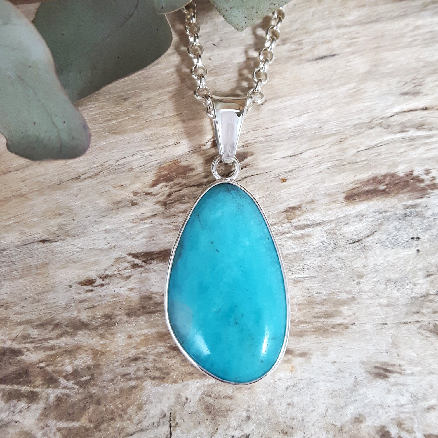 Celestial Amazonite Pendant