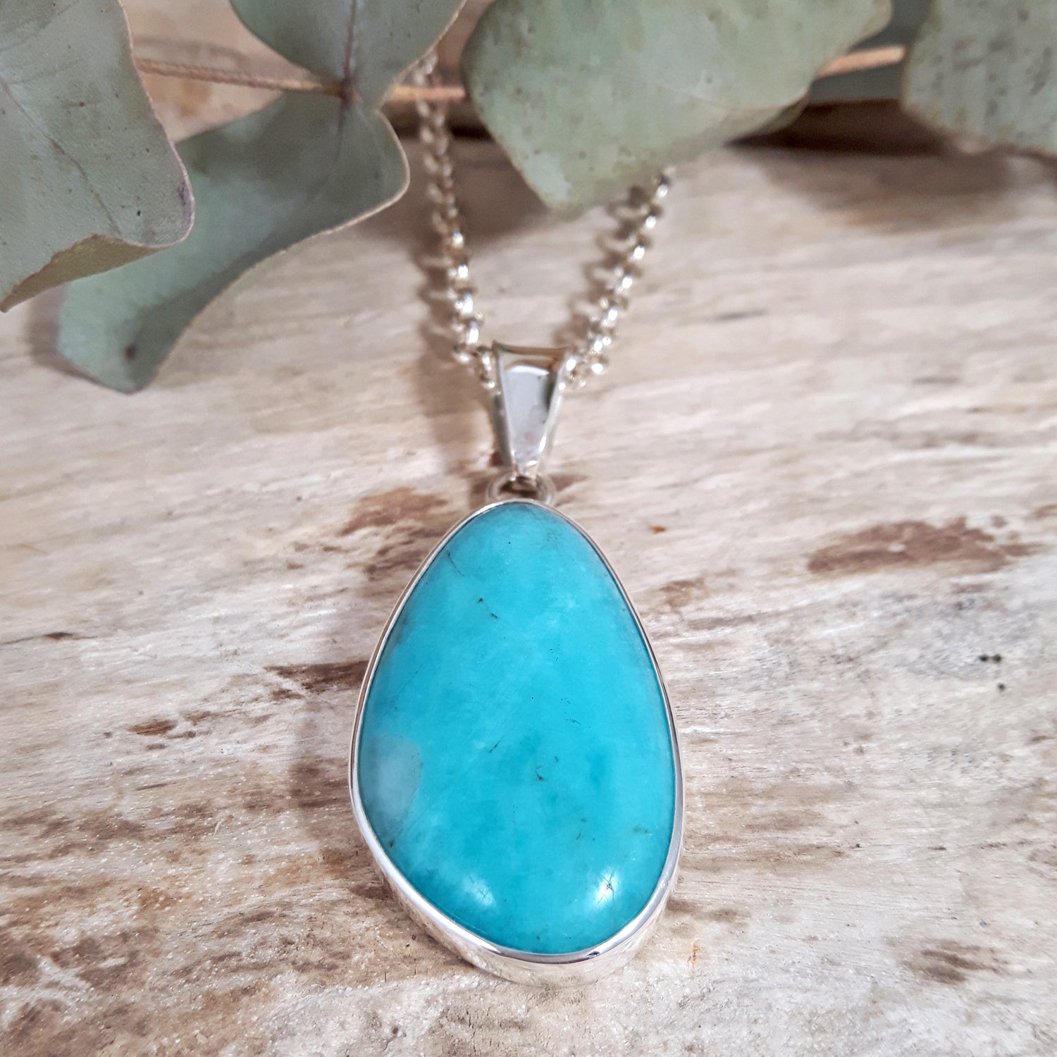Celestial Amazonite Pendant