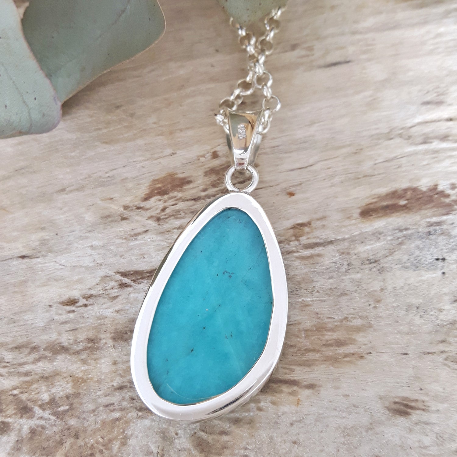 Celestial Amazonite Pendant
