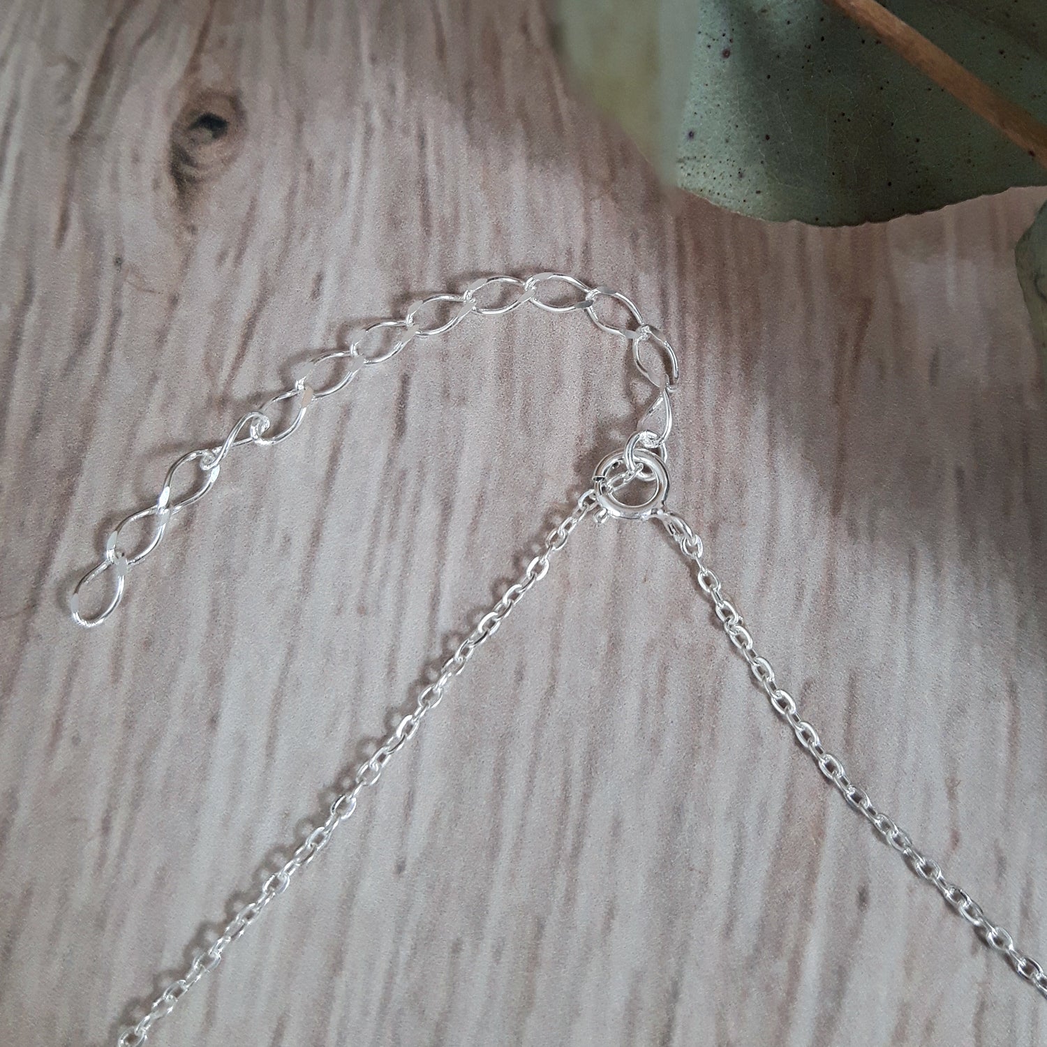 Celtic Silver Hummingbird Necklace
