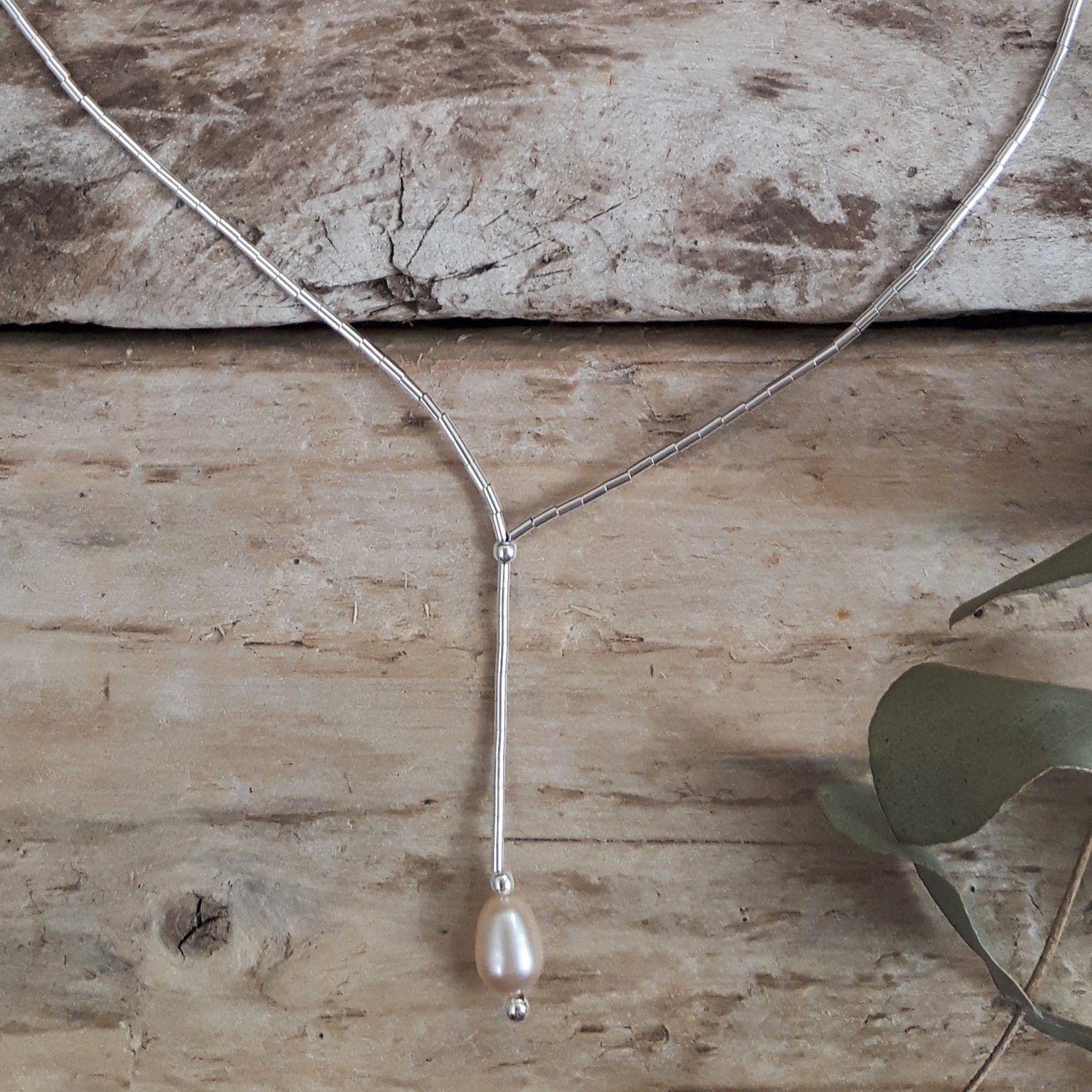 Clara Pink Pearl Necklace