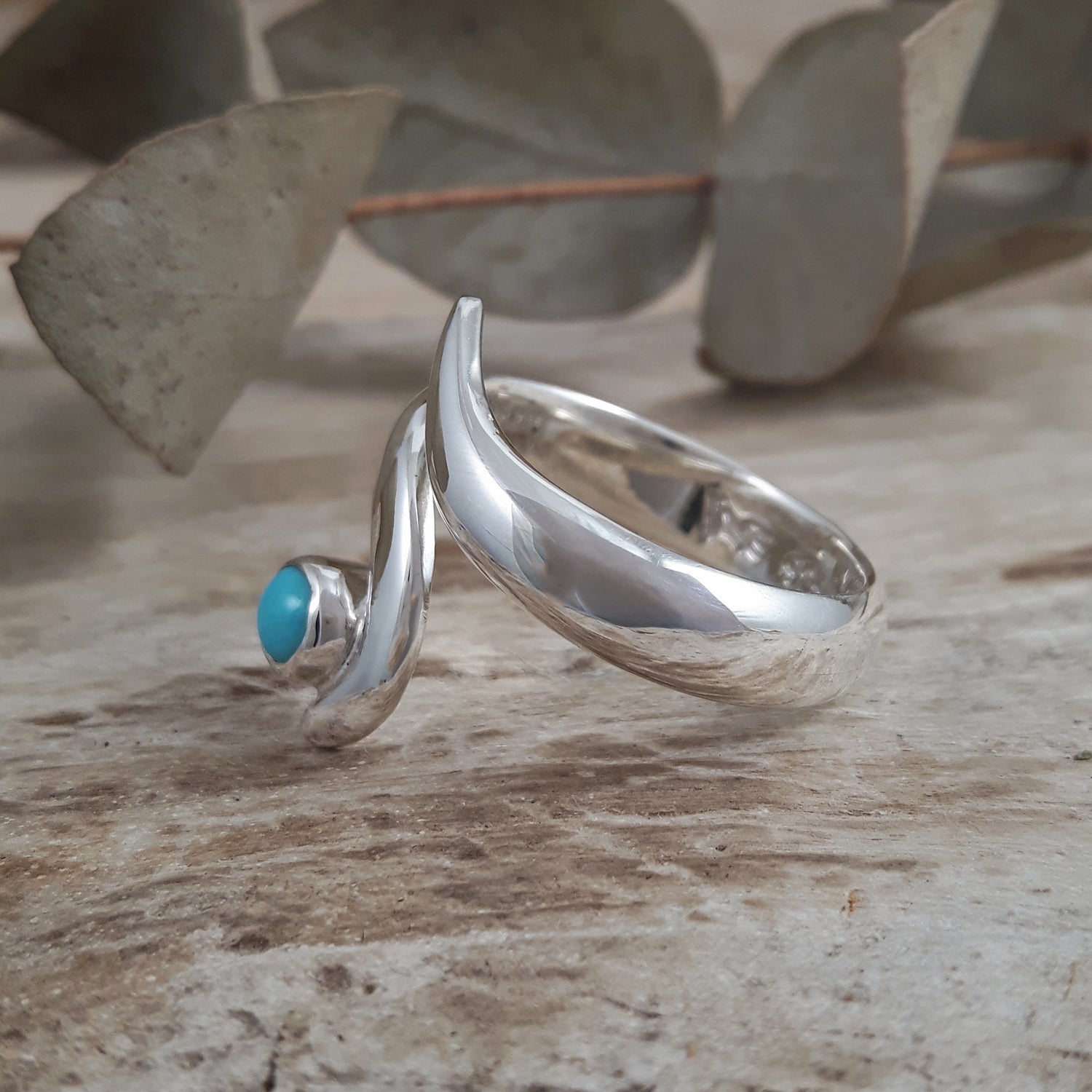 SAMPLE Dali Turquoise Ring Size R