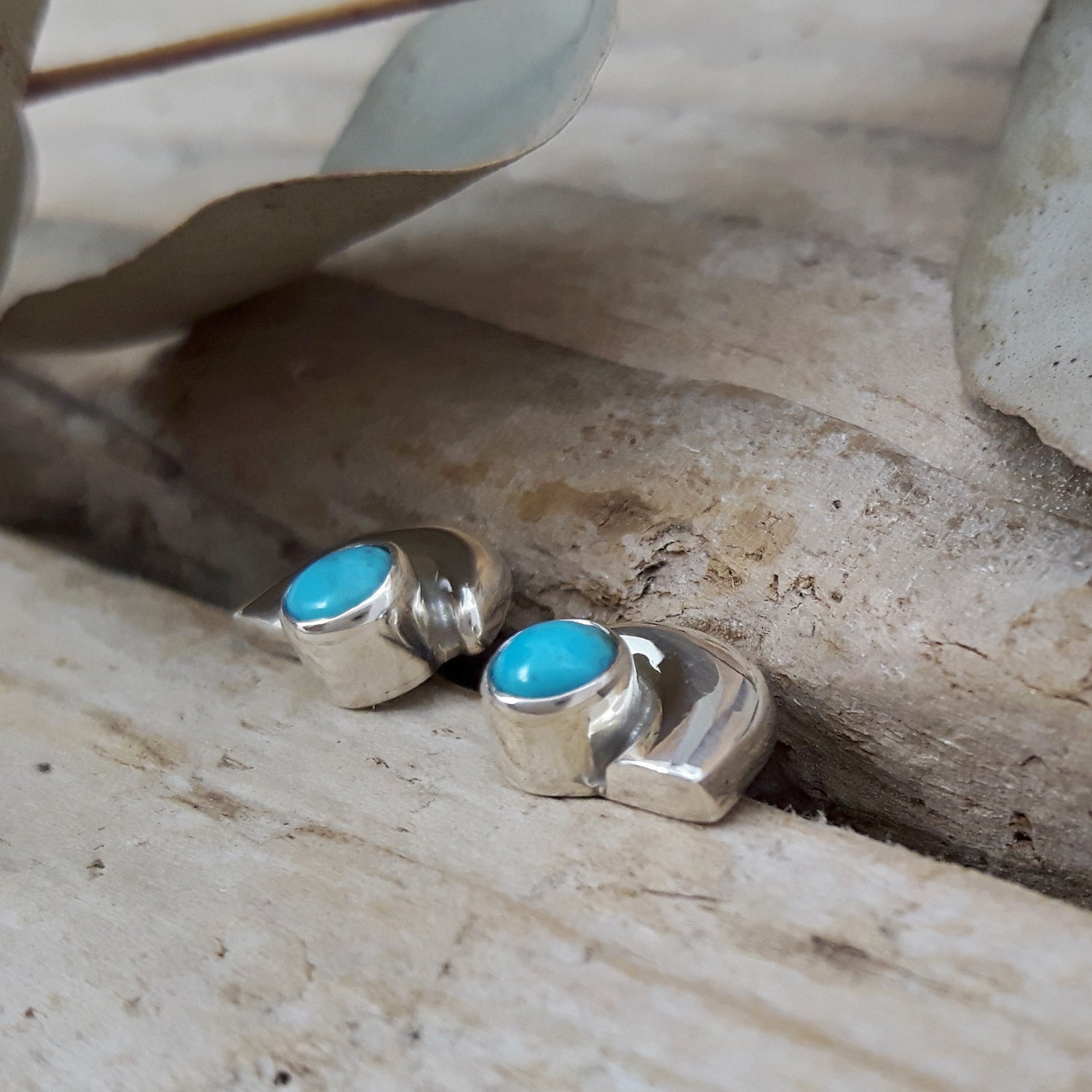 SAMPLE Dali Turquoise Stud Earrings