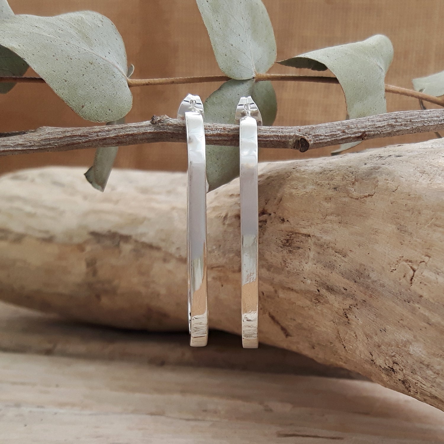 Ellipse Large Hoop Earrings