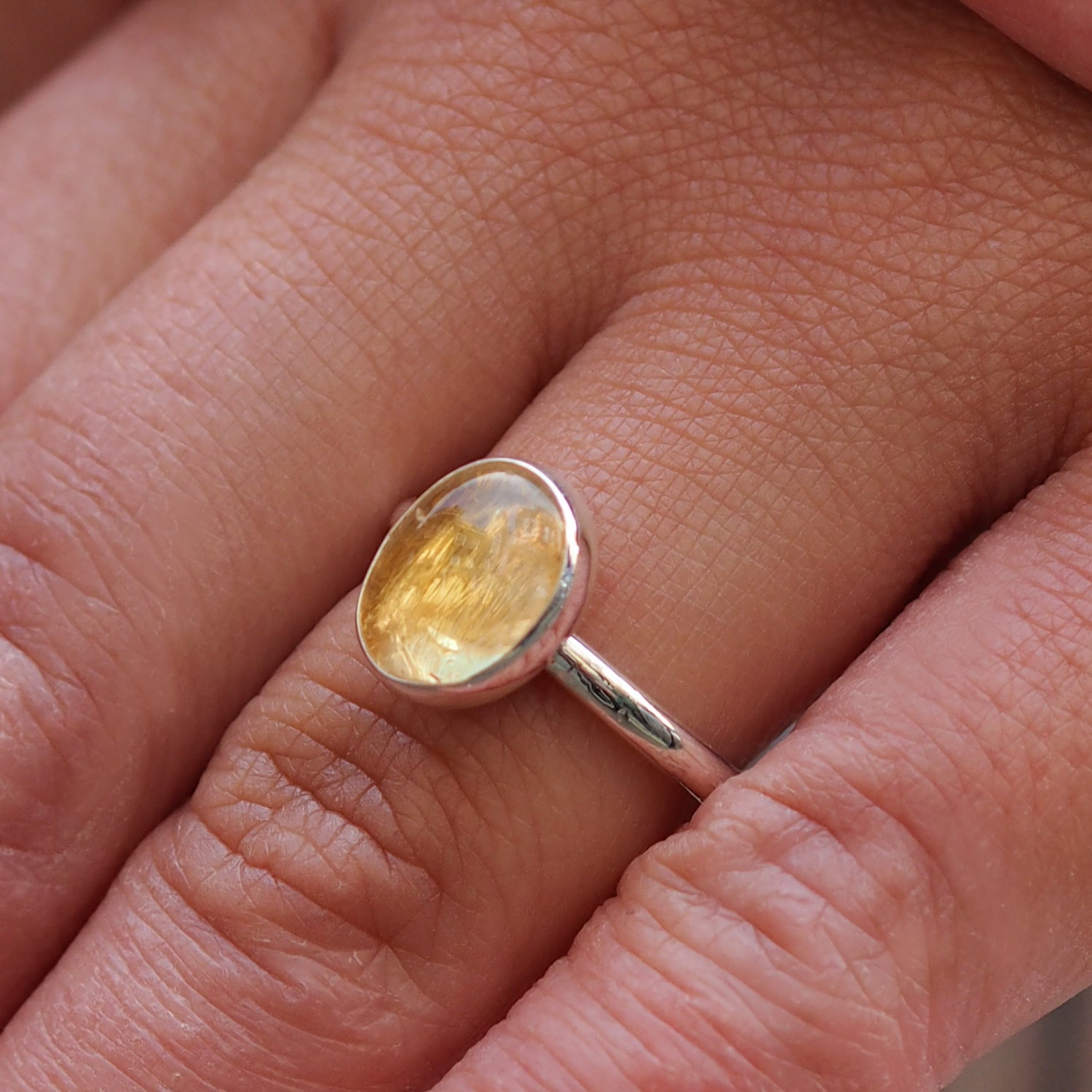 Alba Citrine Ring