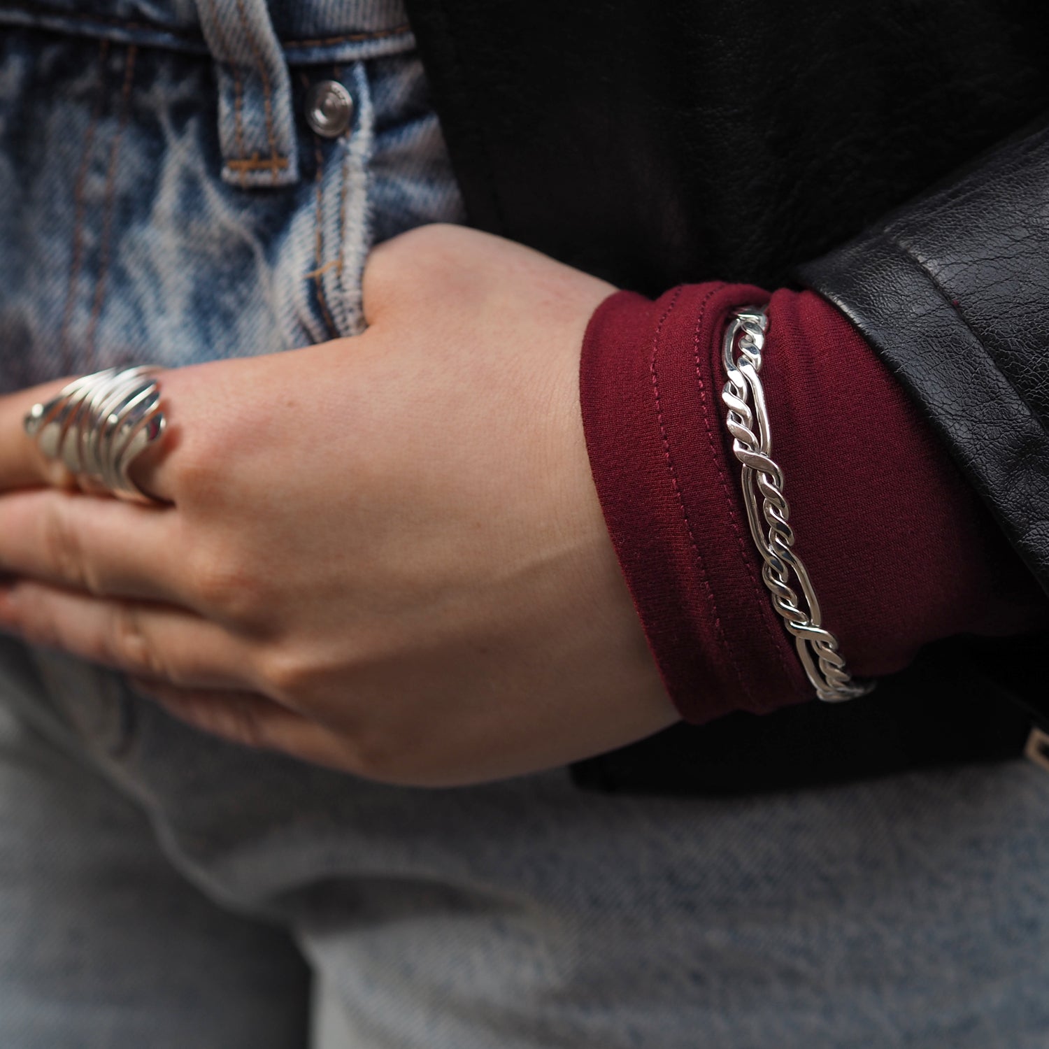 Alianza Silver Cuff