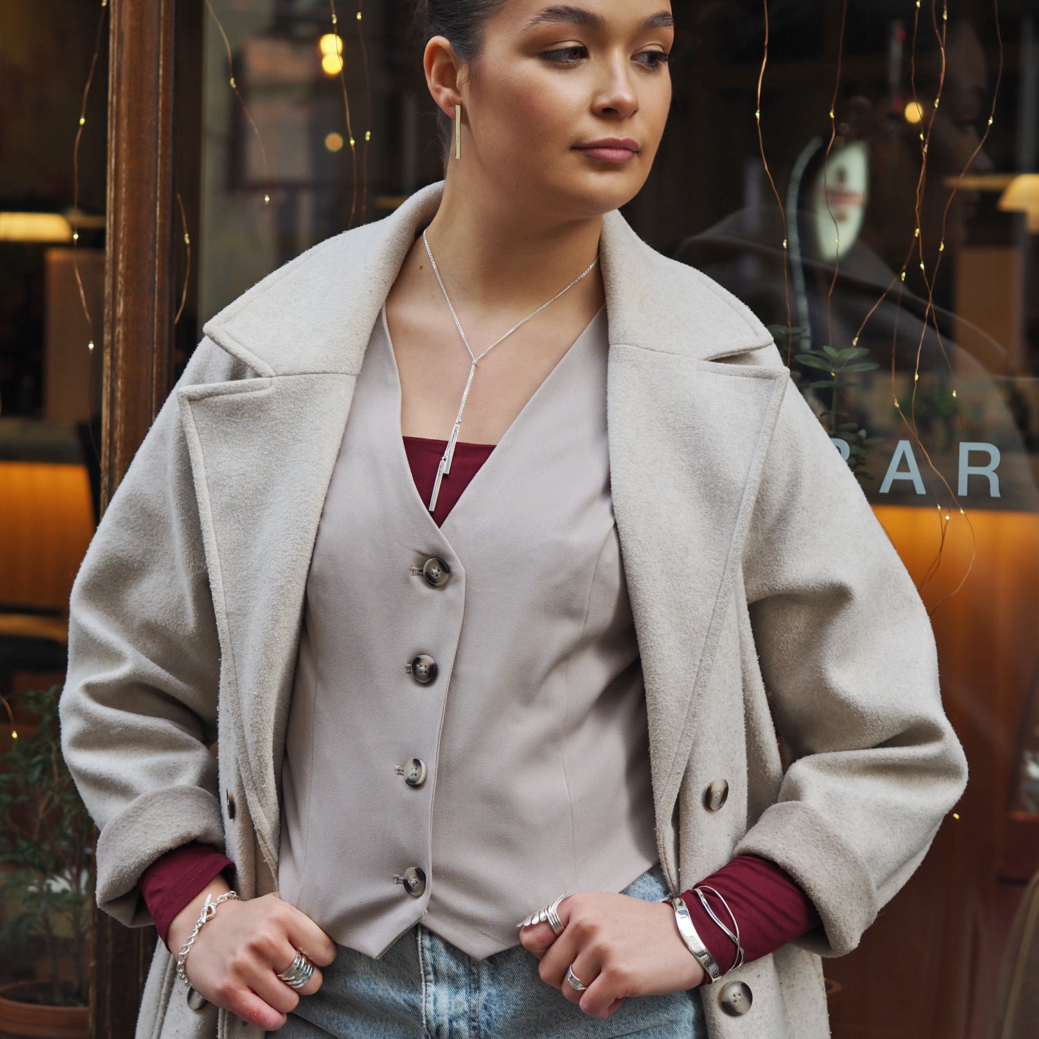 Ameli Lariat Chain Necklace