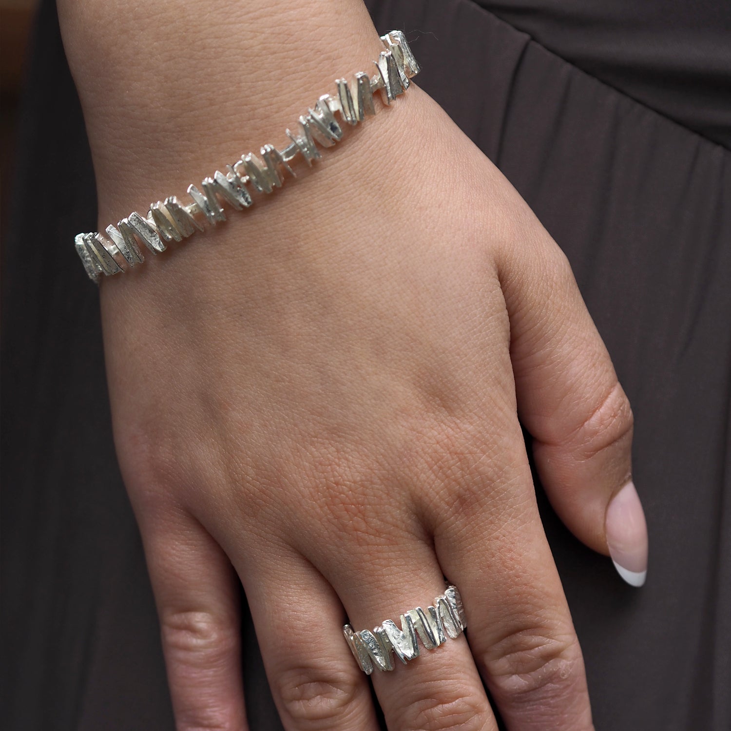 Foresta Junpier Silver T-bar Bracelet