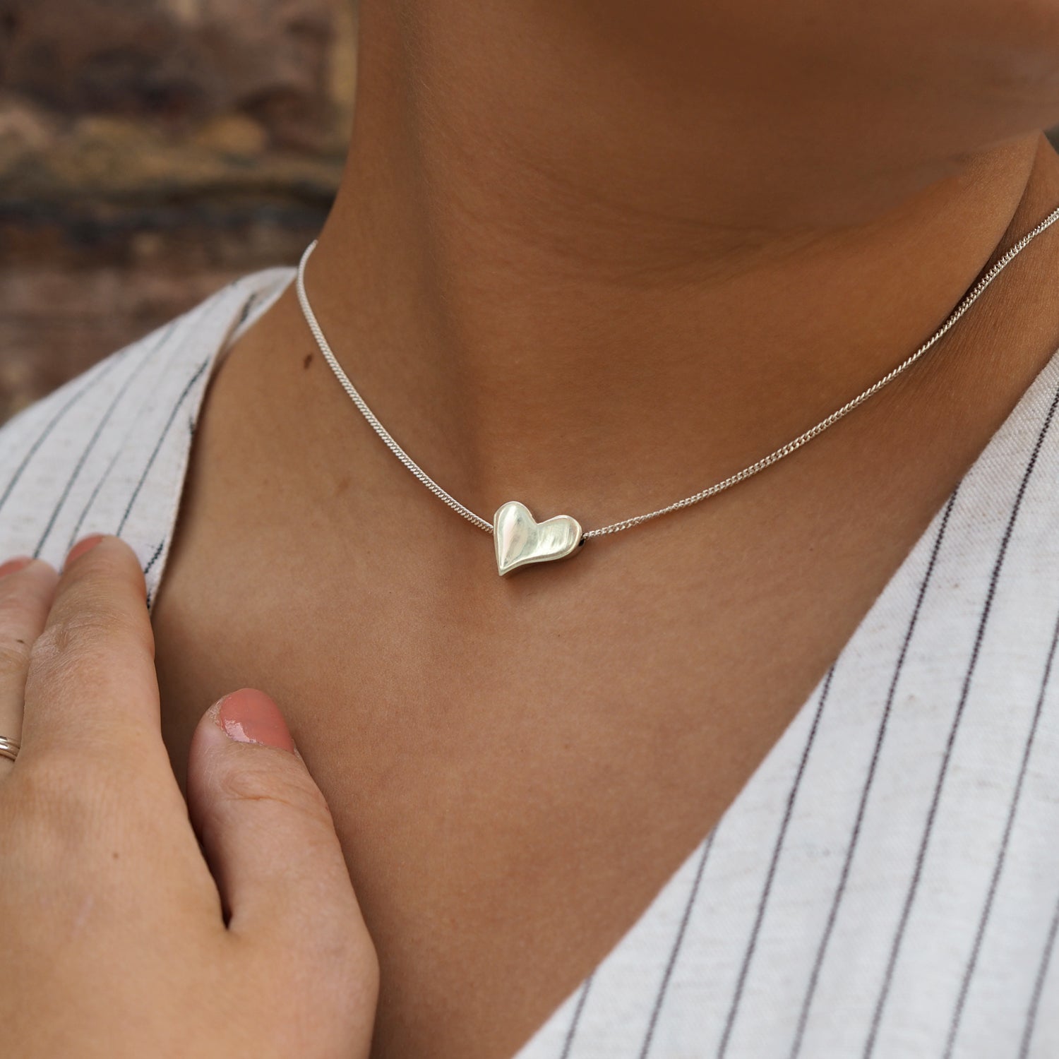 Infinity Heart Chain Necklace