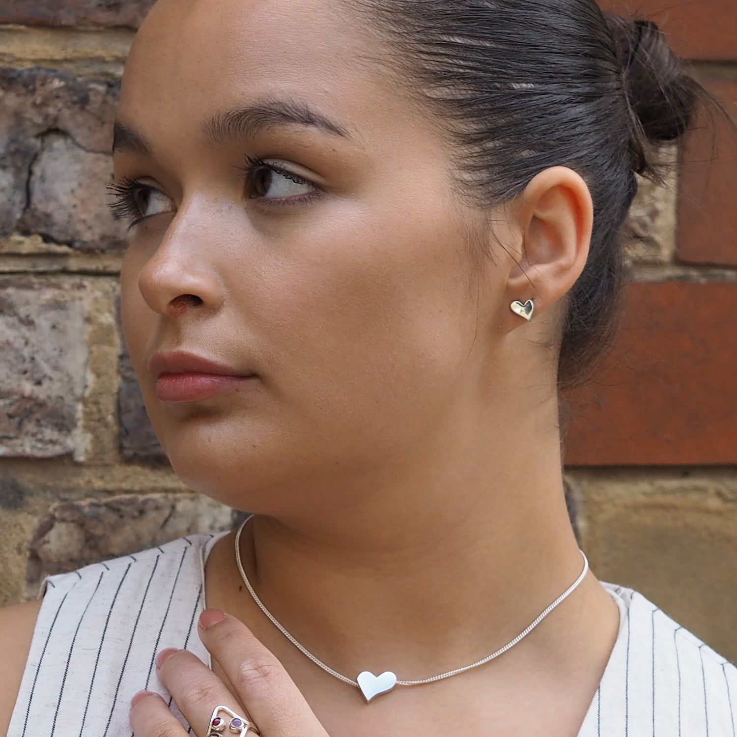 Infinity Heart Chain Necklace