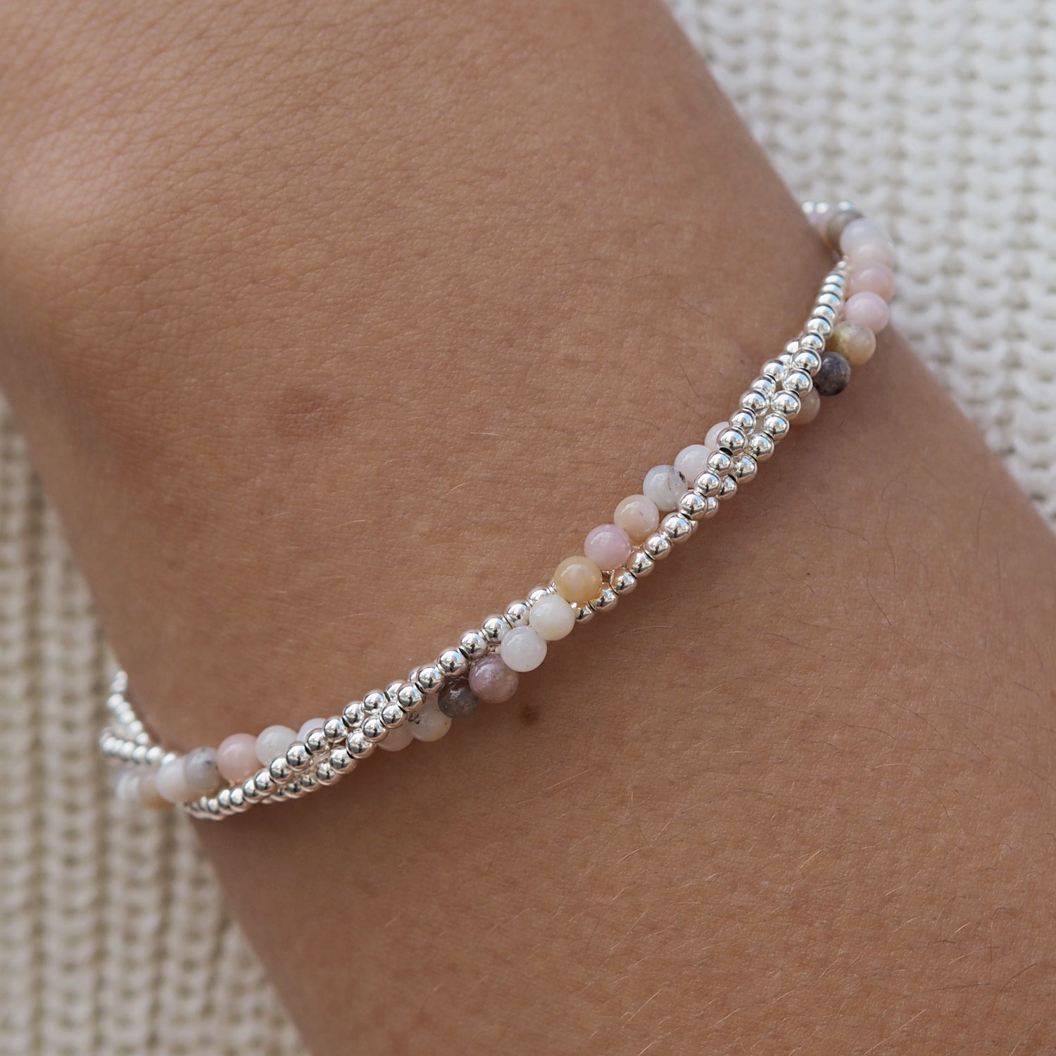 Jasmin Pink Opal Bracelet