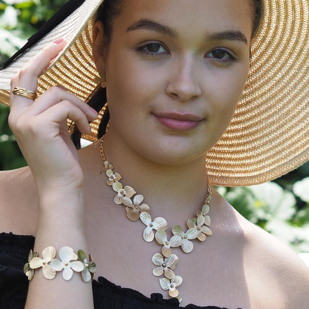 Viola Large Gold Bracelet