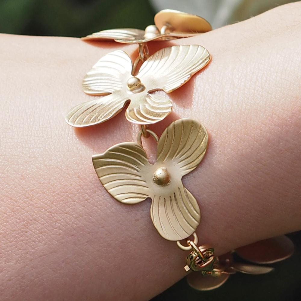 Viola Large Gold Bracelet
