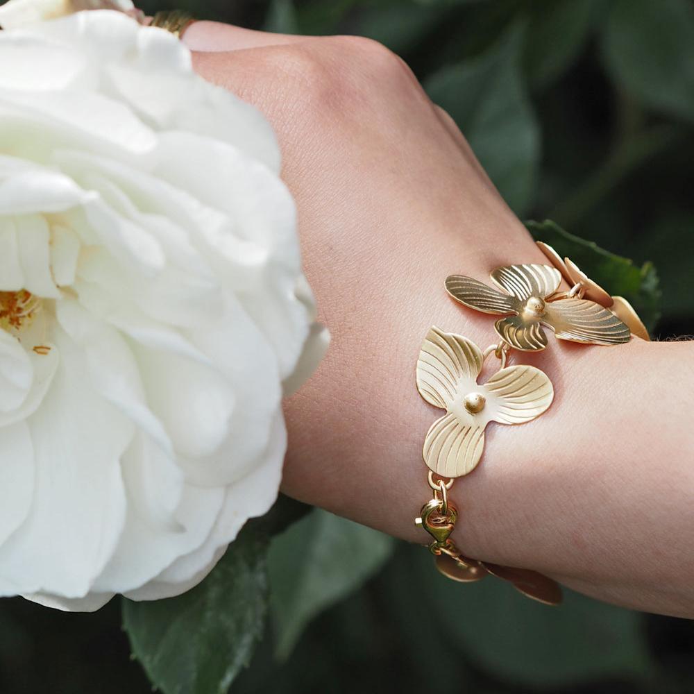 Viola Large Gold Bracelet