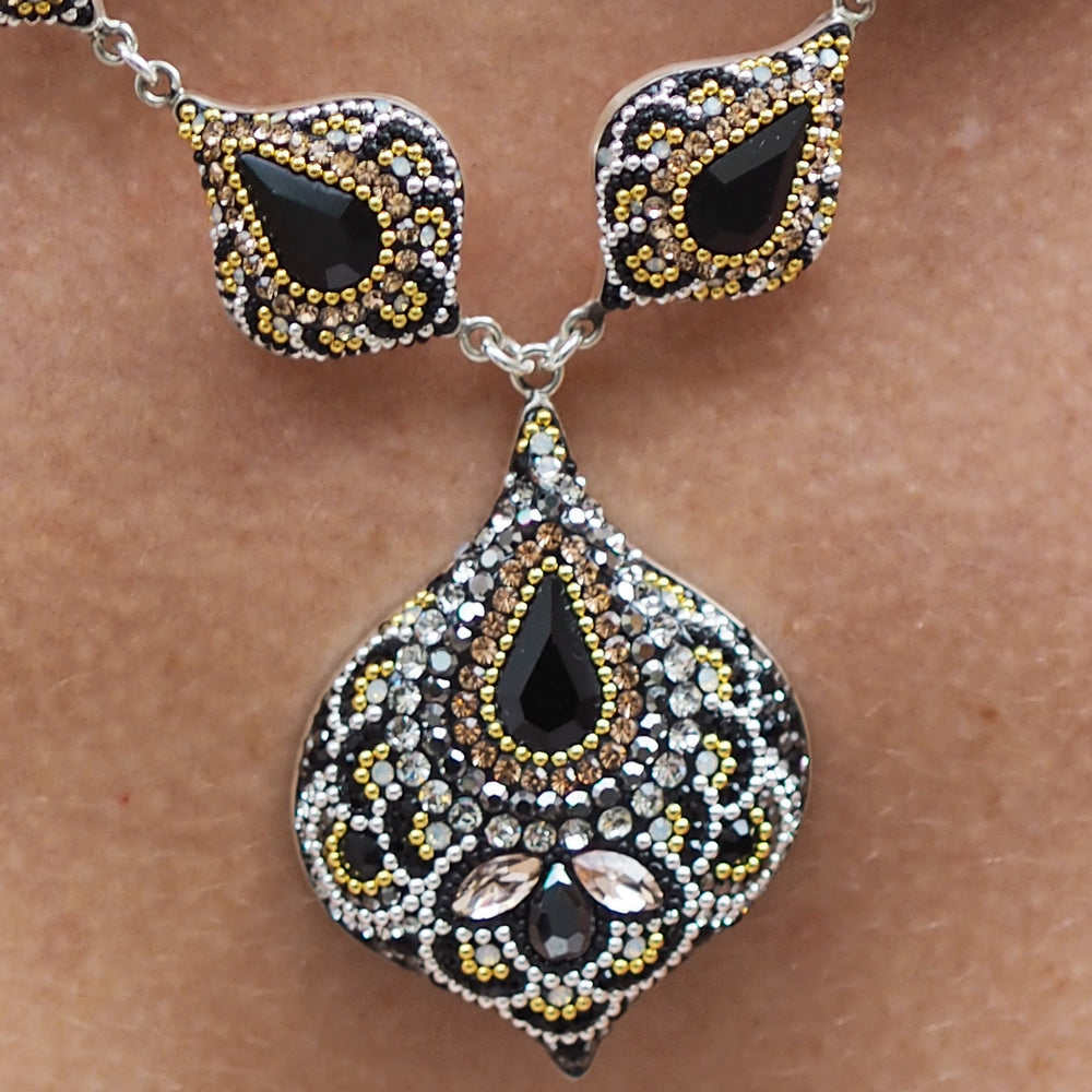 Allegra Onyx Elegance Necklace