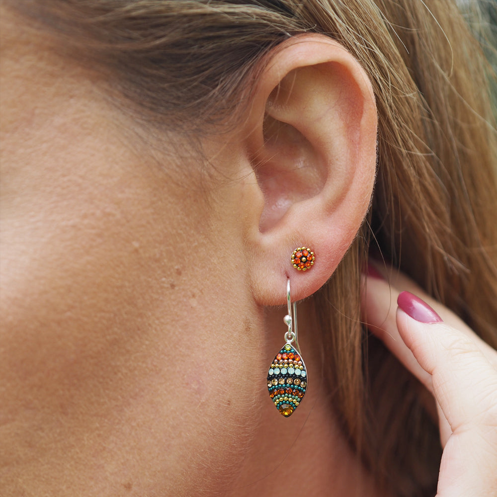 Allegra Vintage Dream Leaf Drop Earrings