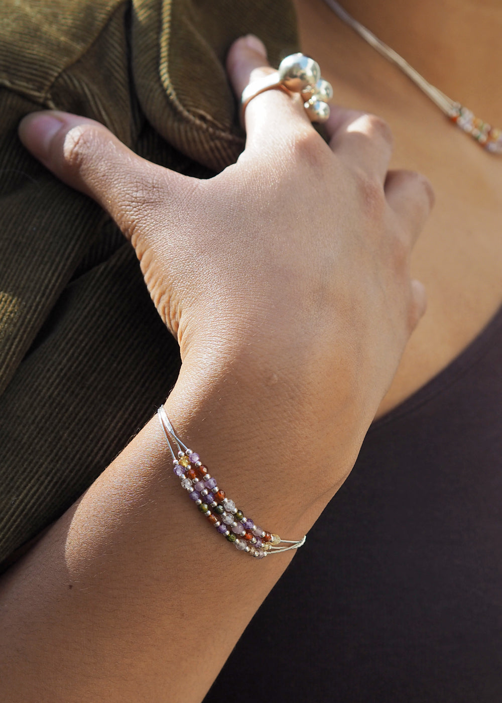 Adeline Andalusite CZ Bracelet