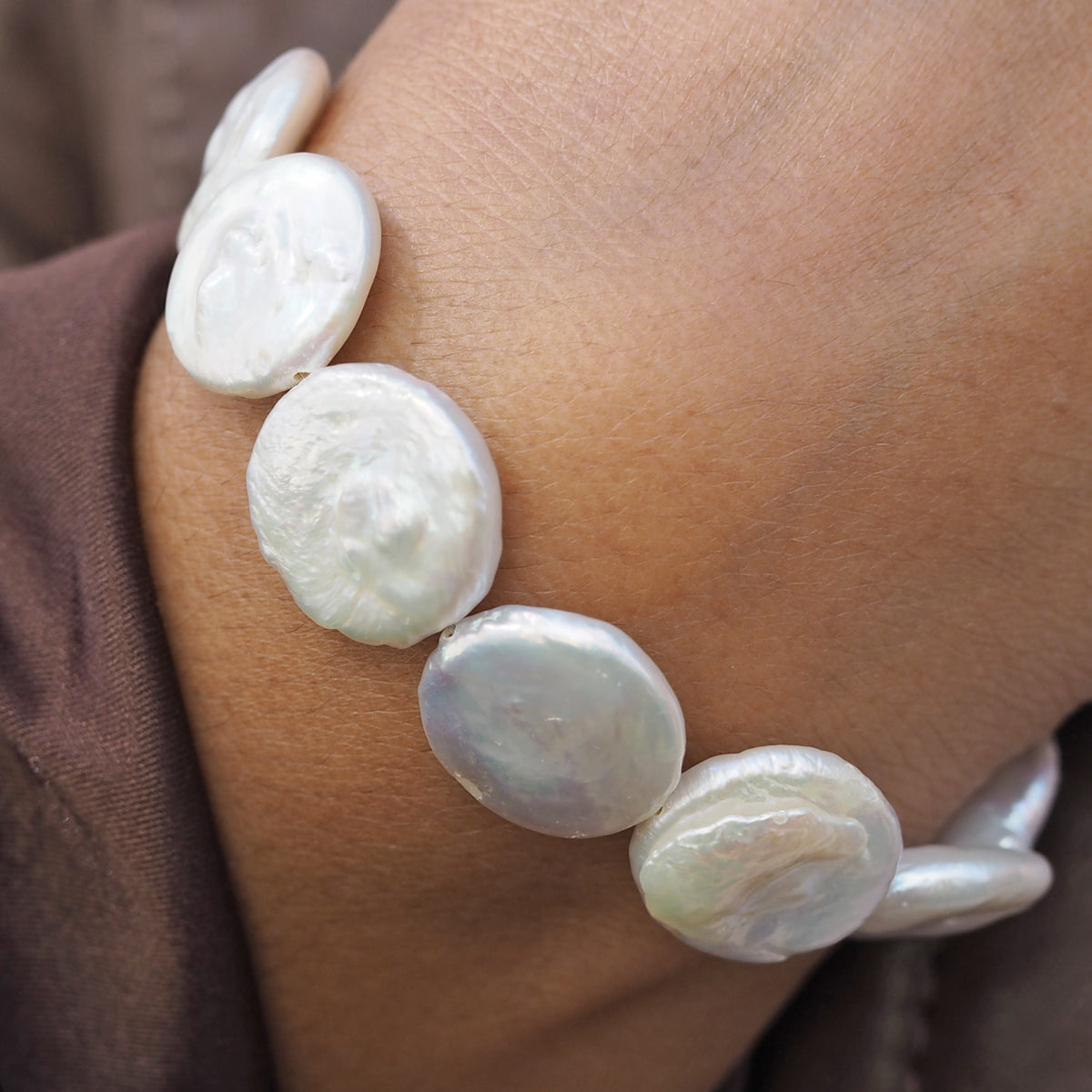 Baroque Pearl Round Bracelet