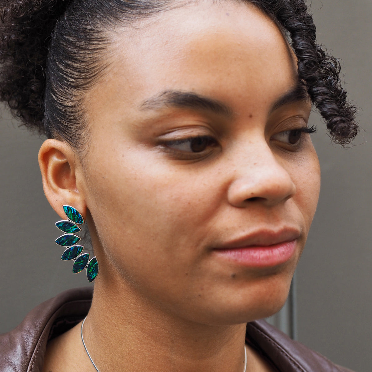 Flinder Larisa Emerald Earrings