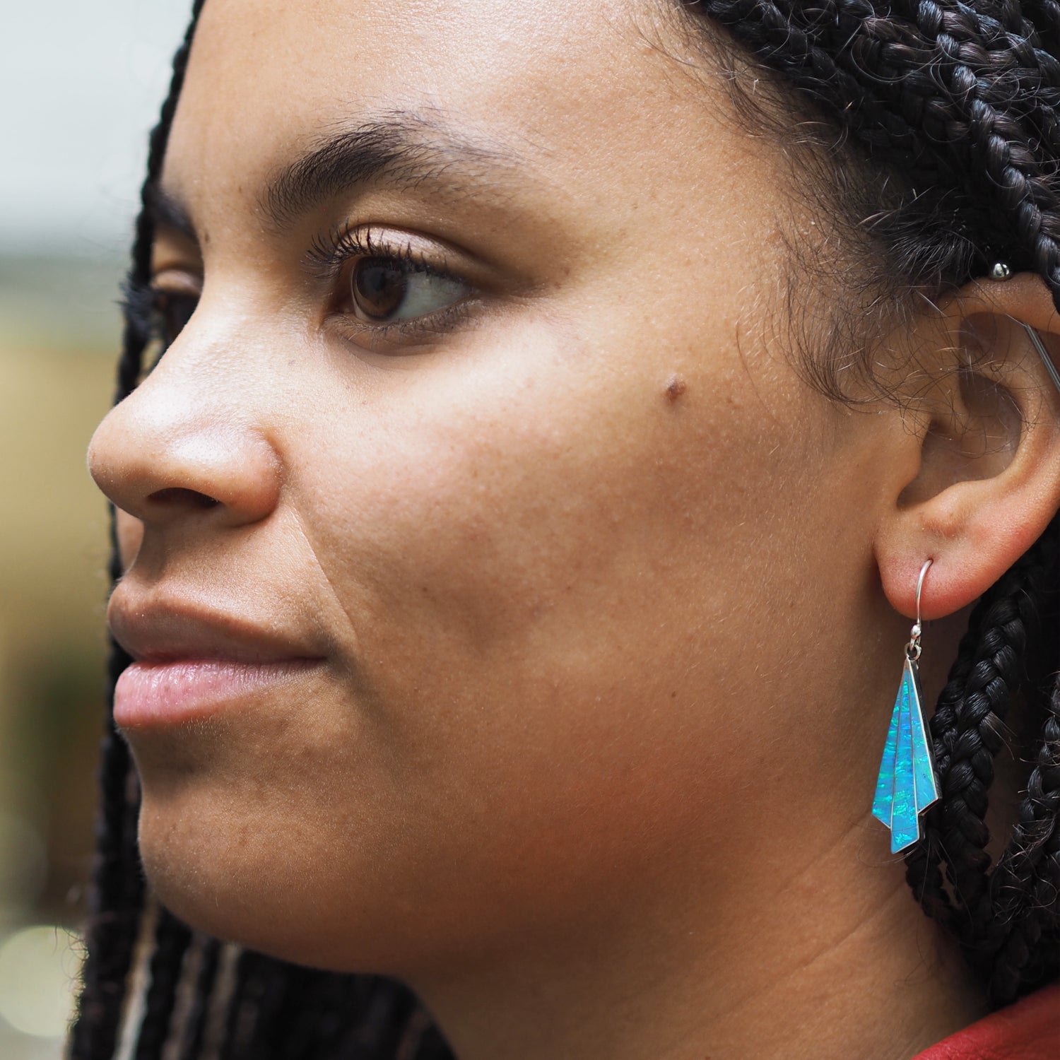 Flinder Seraphine Turquoise Drop Earrings