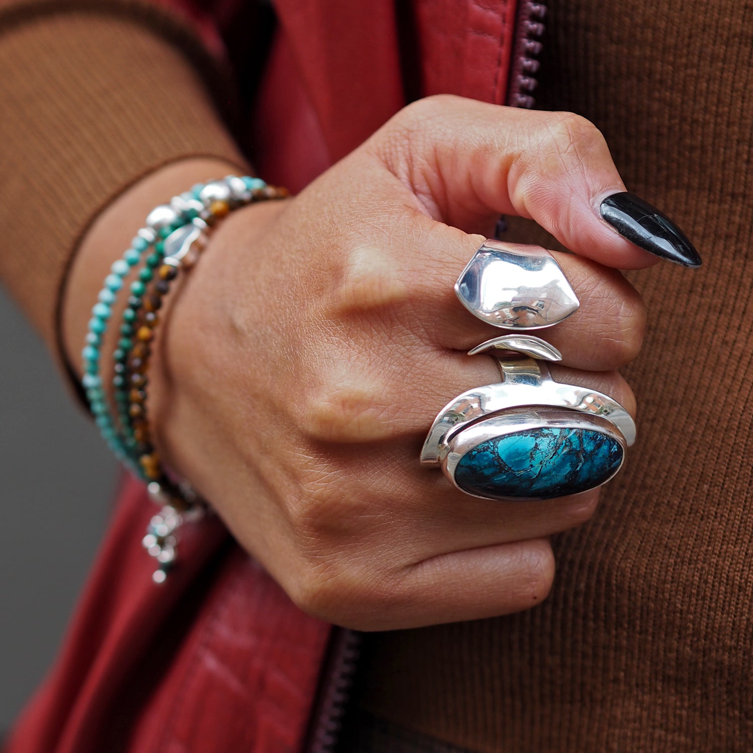 Mariselle Polished Sterling Silver Ring