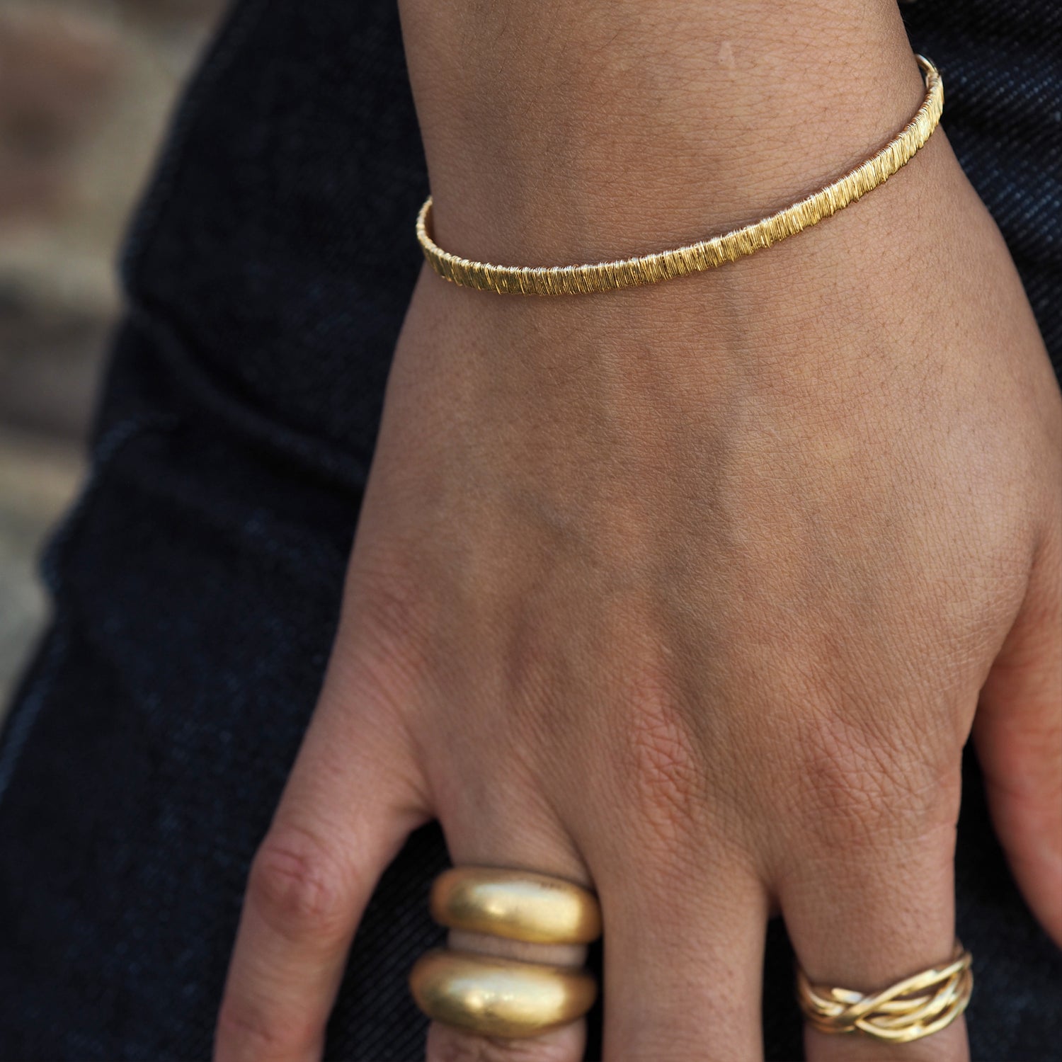 Sabina Gold Plated 18cm Bracelet