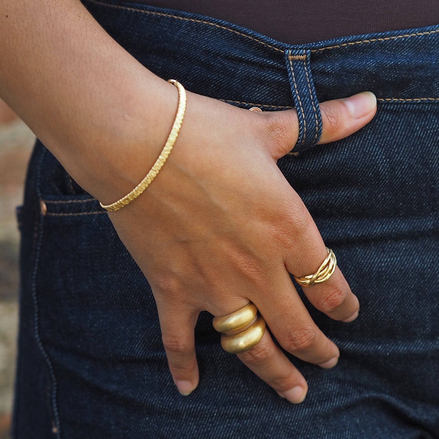 Sabina Gold Plated 18cm Bracelet