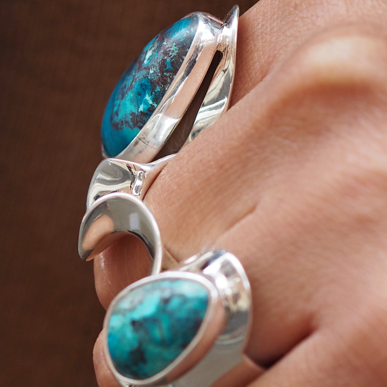Sigma Polished Sterling Silver Ring