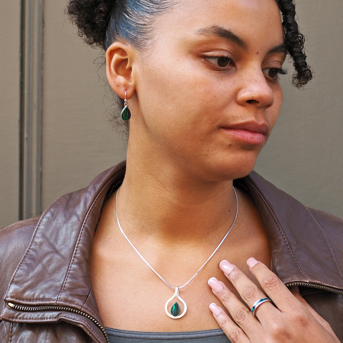 Flinder Emerald Renoir Pendant