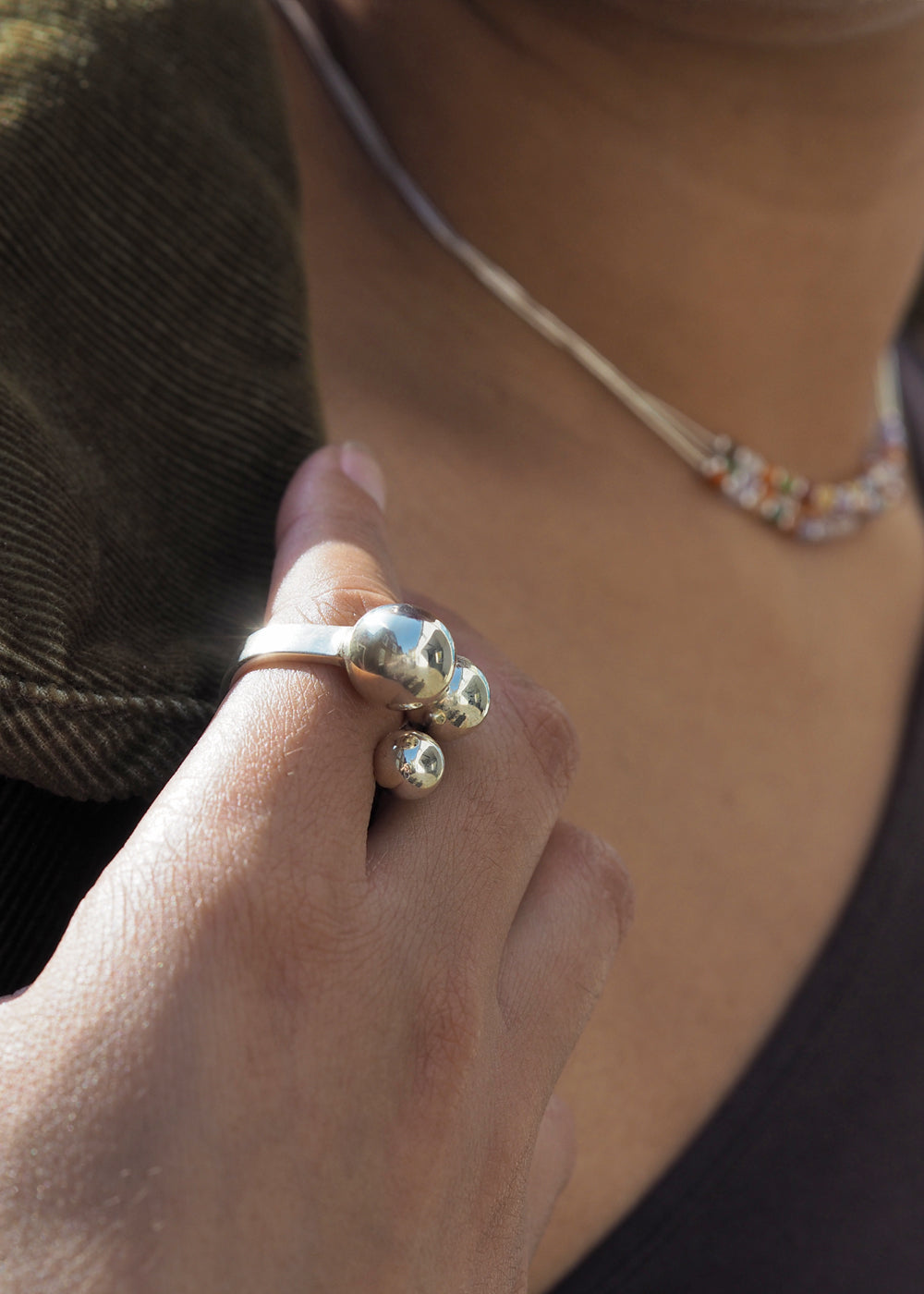 Selene Sterling Silver Ring