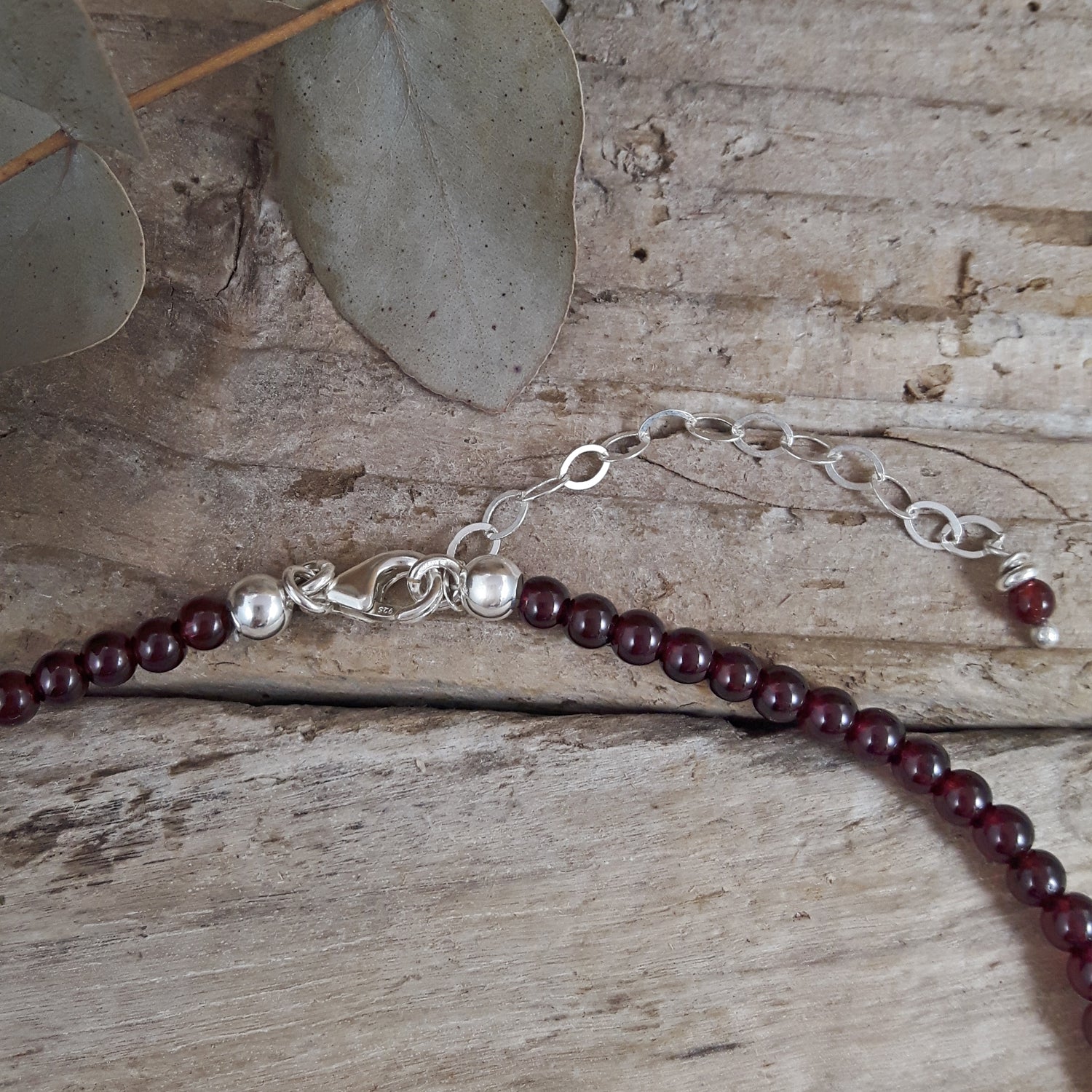 Eternal Garnet Birthstone Necklace