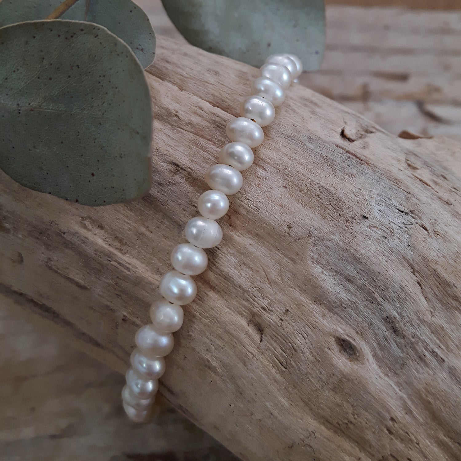 Eternal White Pearl 4mm Bracelet