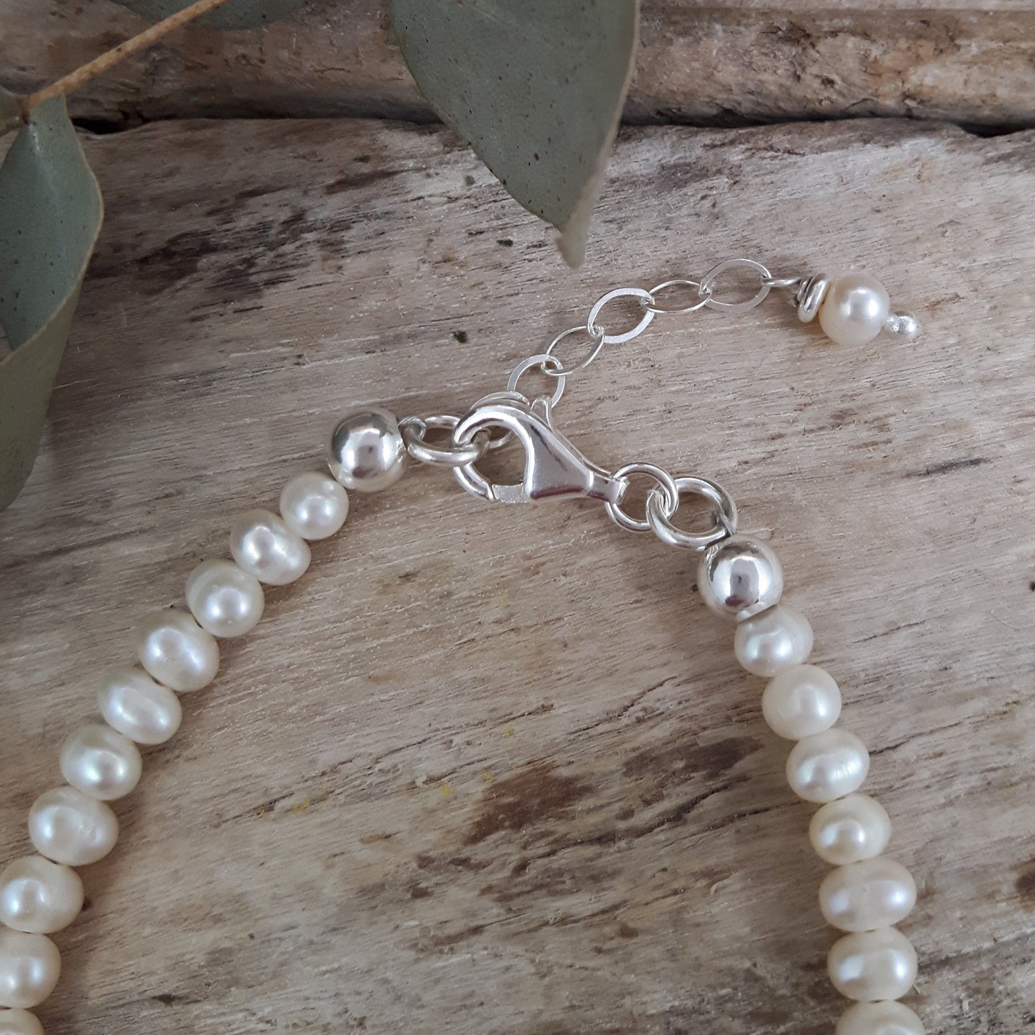 Eternal White Pearl 4mm Bracelet