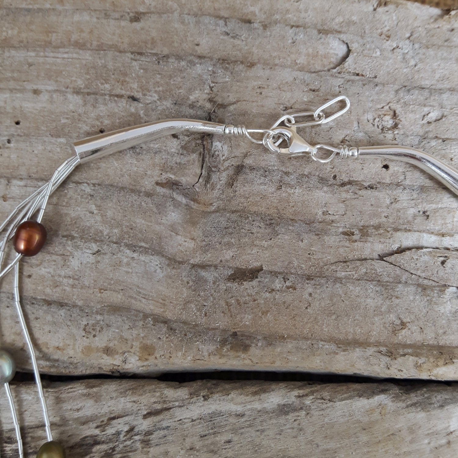 Evelyn 5 Multi Pearl Necklace