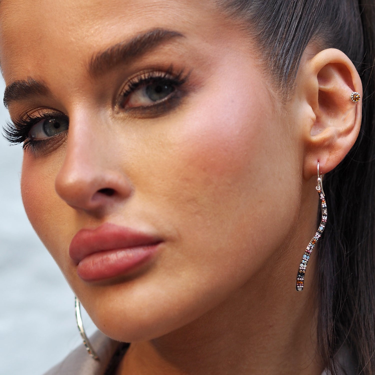 Allegra Highland Glow Sway Boho Drop Earrings