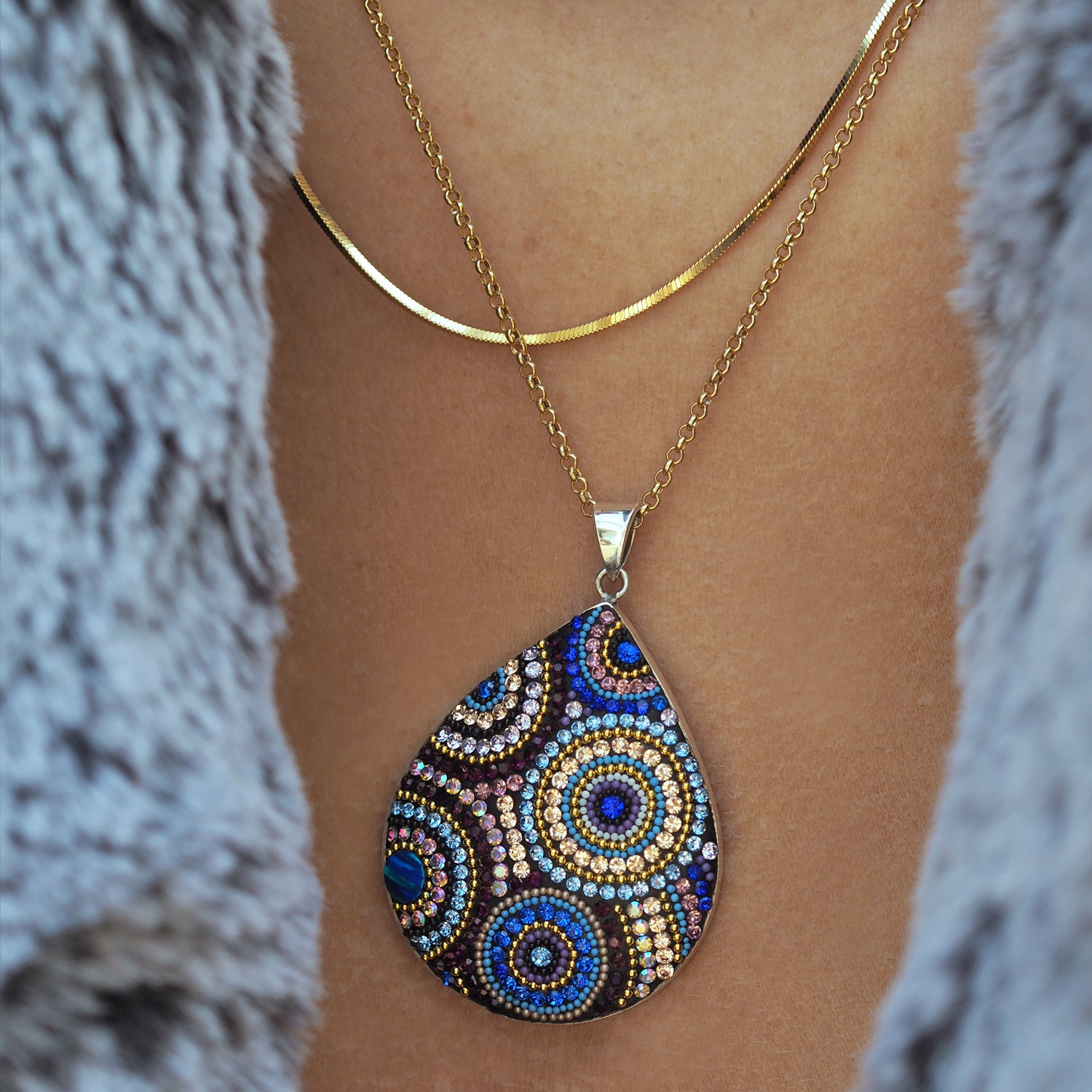 Allegra Indigo Radiance Pendant