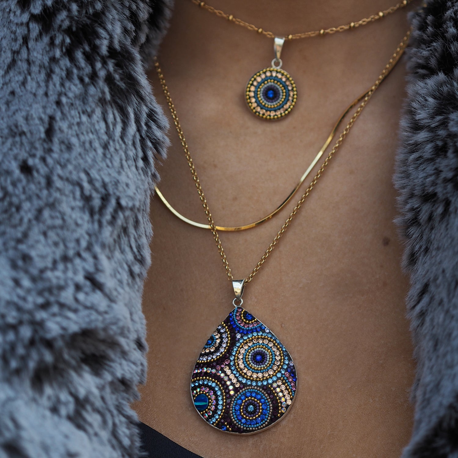 Allegra Indigo Radiance Pendant