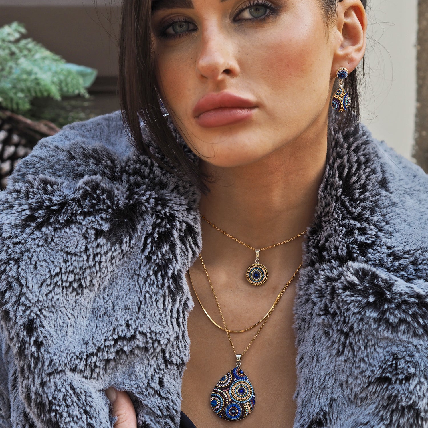 Allegra Indigo Radiance Pendant