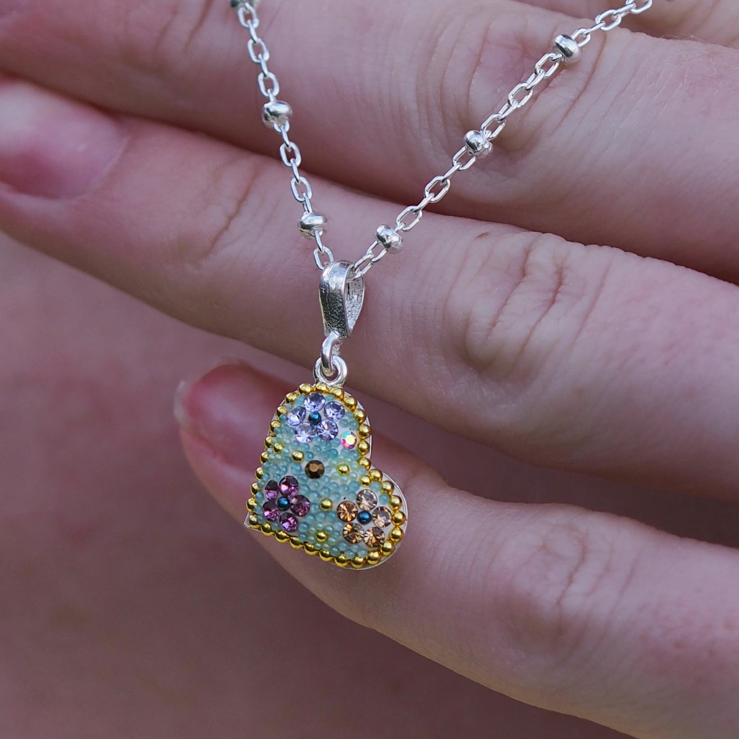 Allegra Antique Small Heart Pendant