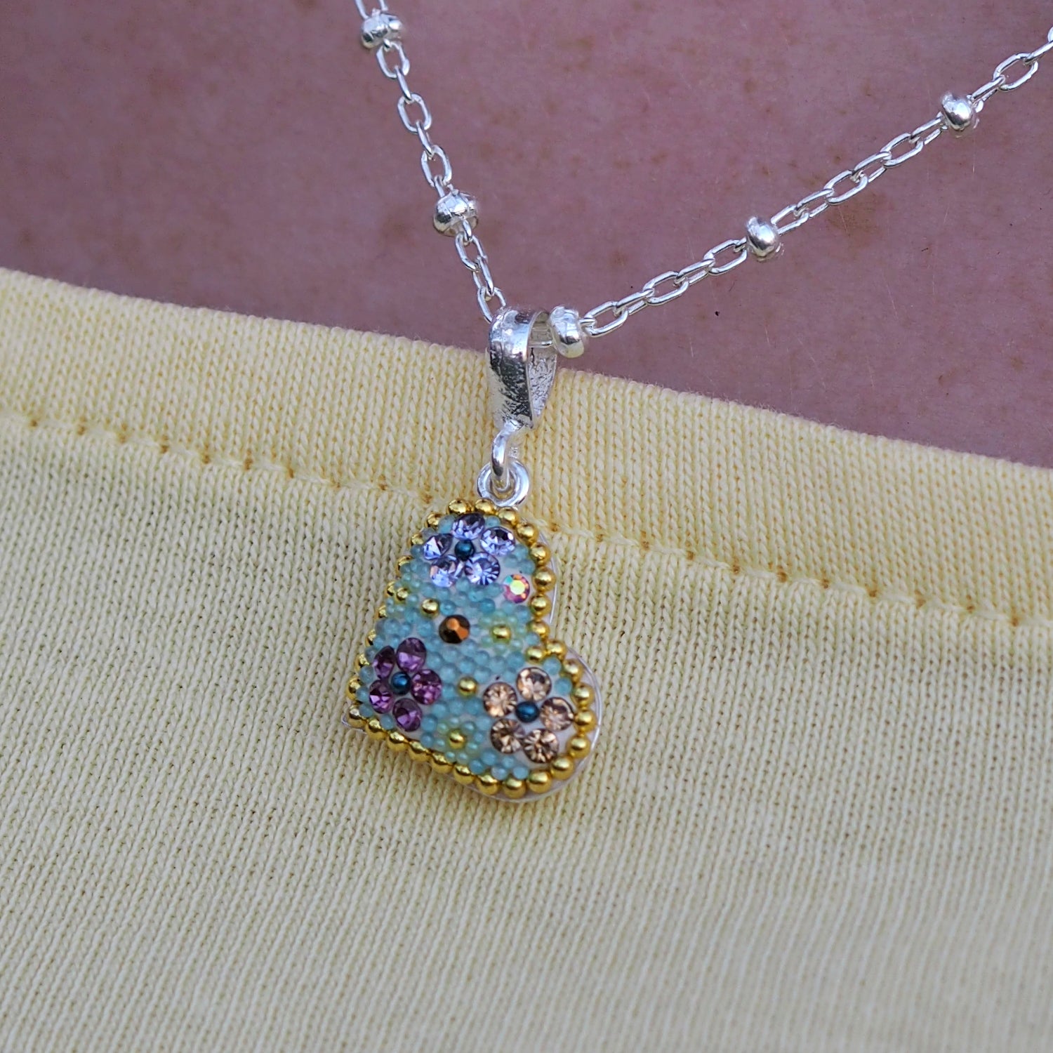 Allegra Antique Small Heart Pendant