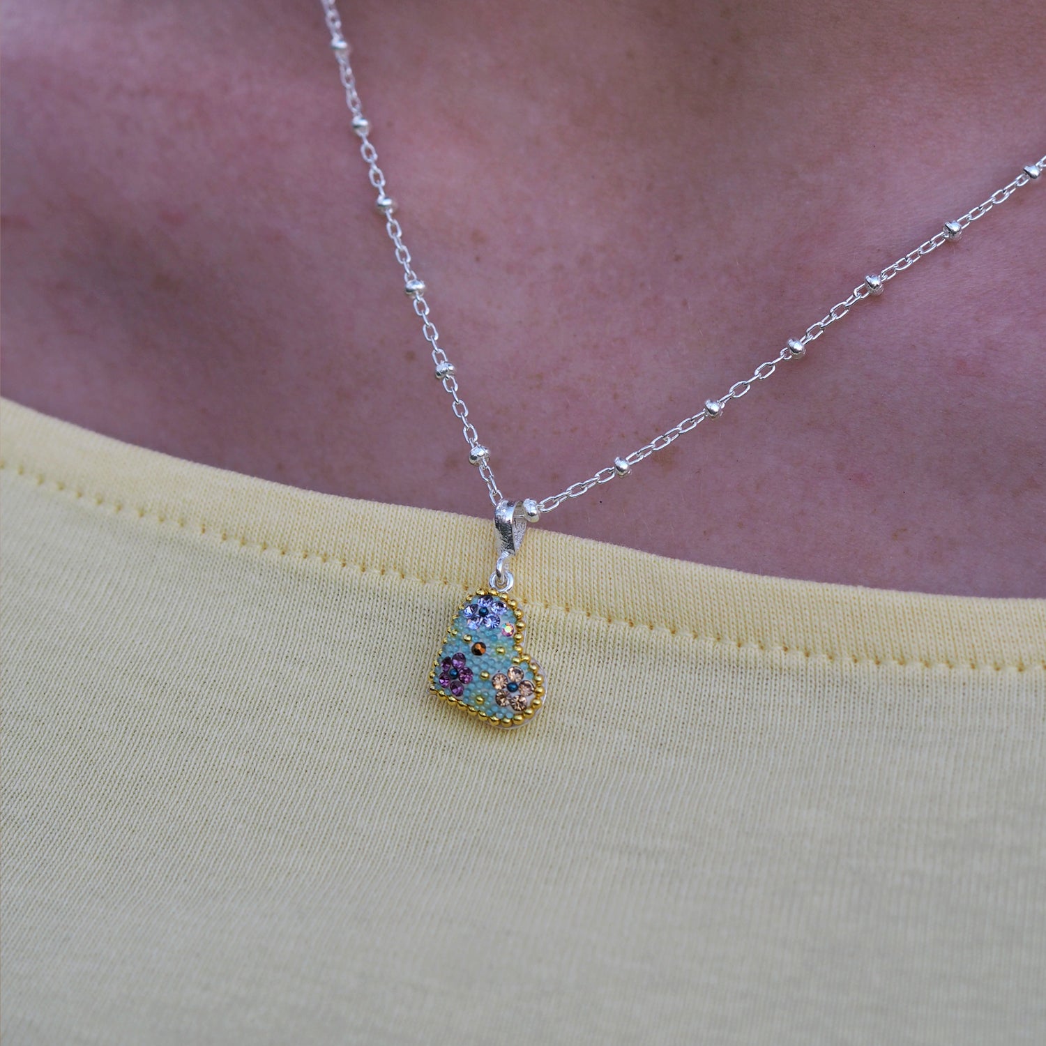 Allegra Antique Small Heart Pendant