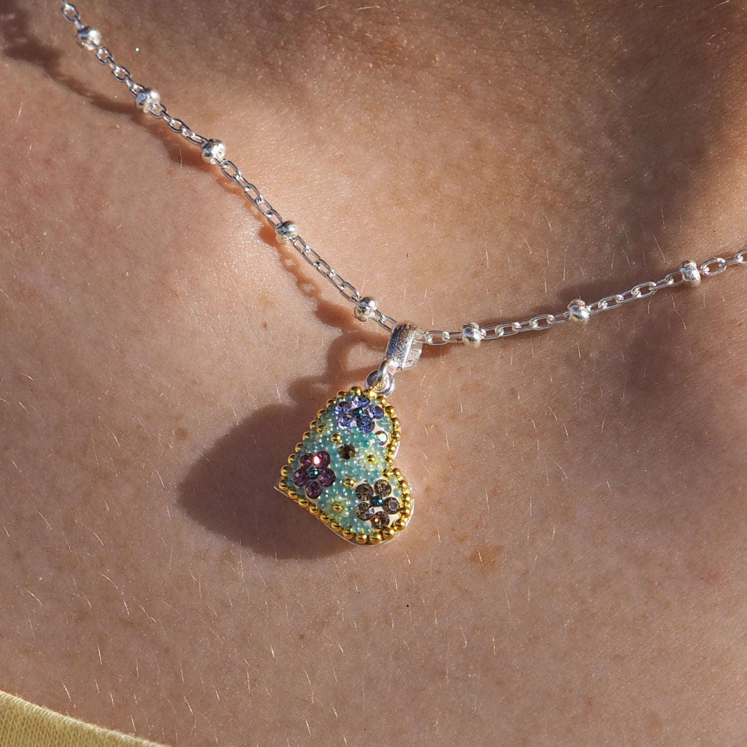 Allegra Antique Small Heart Pendant