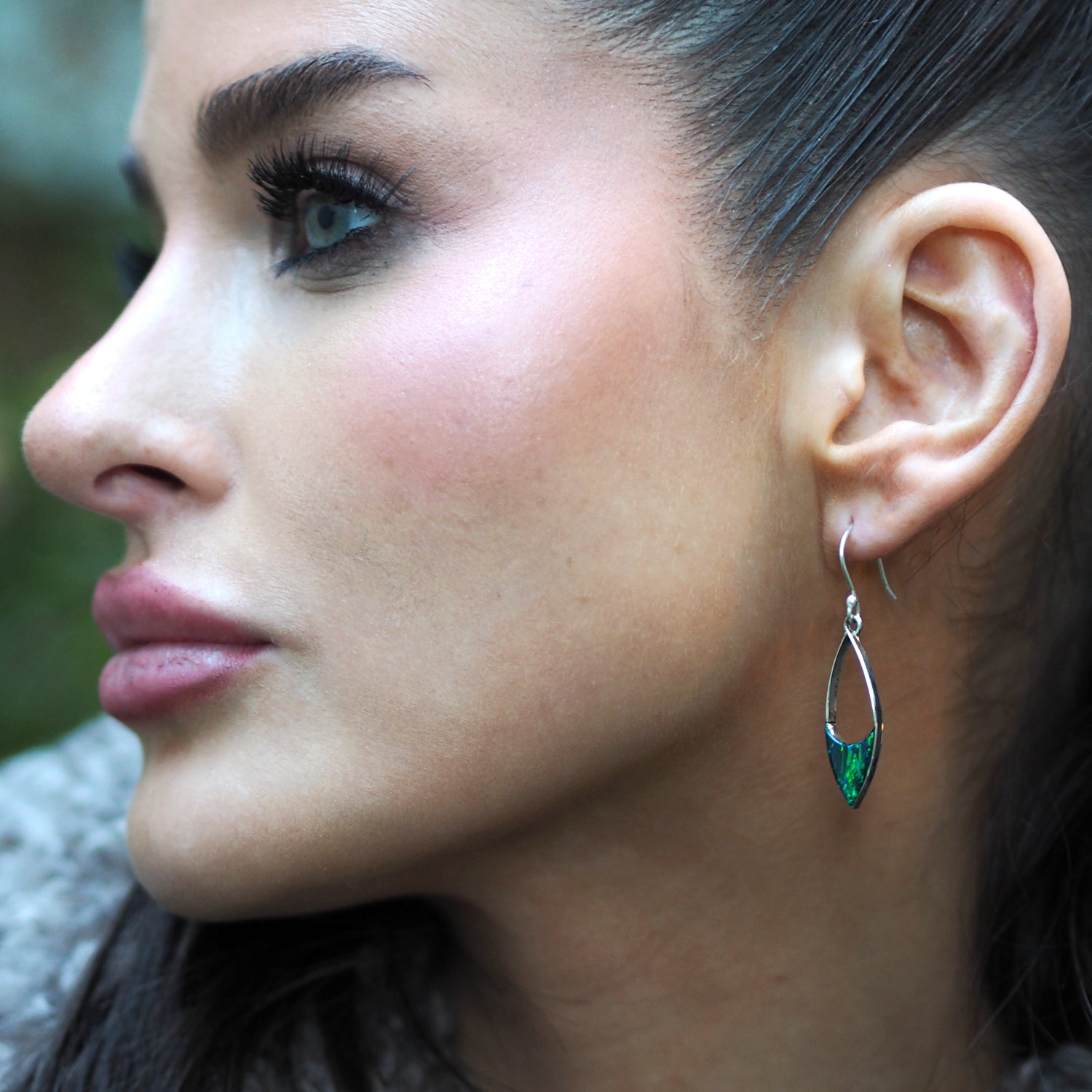 Flinder Finella Emerald Drop Earrings