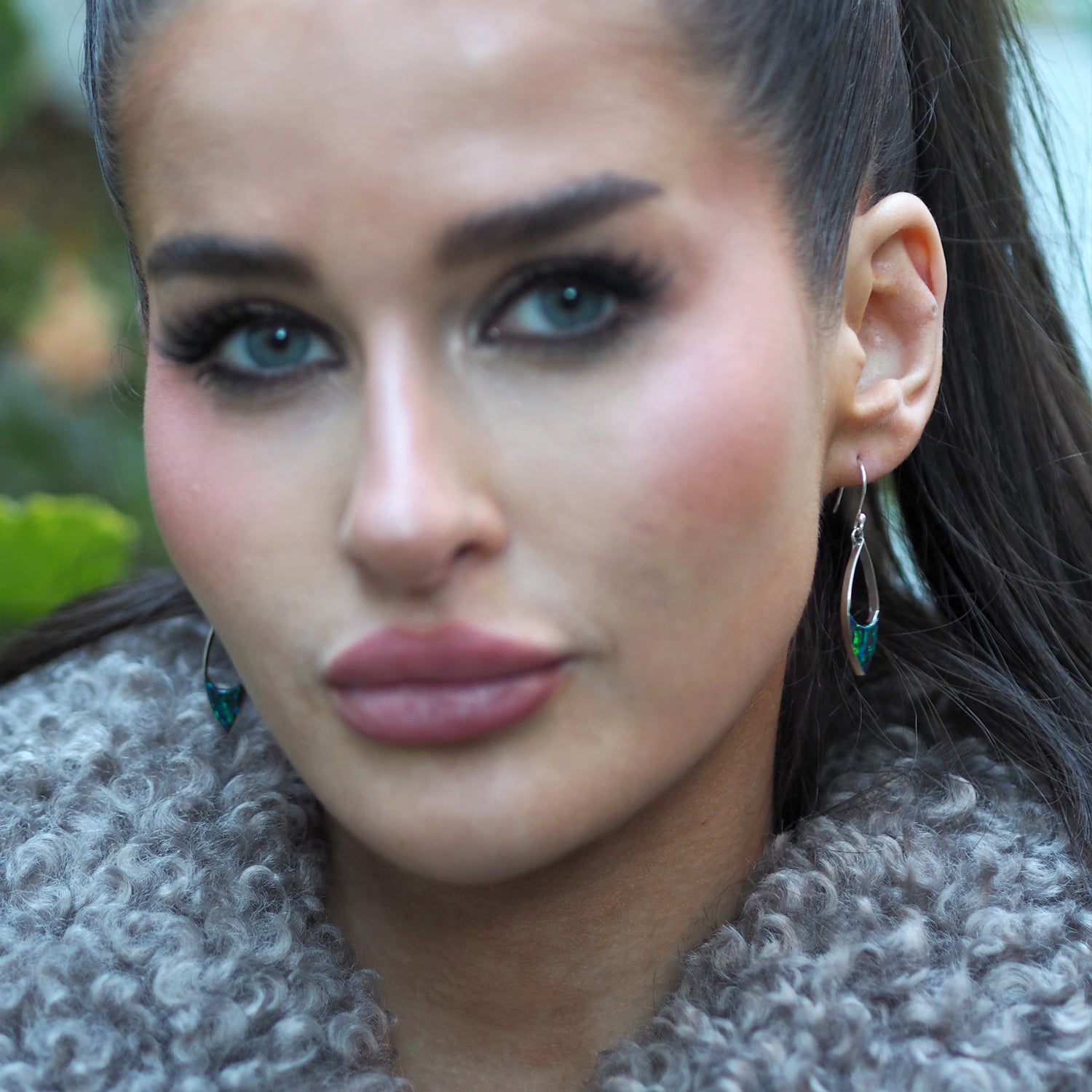 Flinder Finella Emerald Drop Earrings