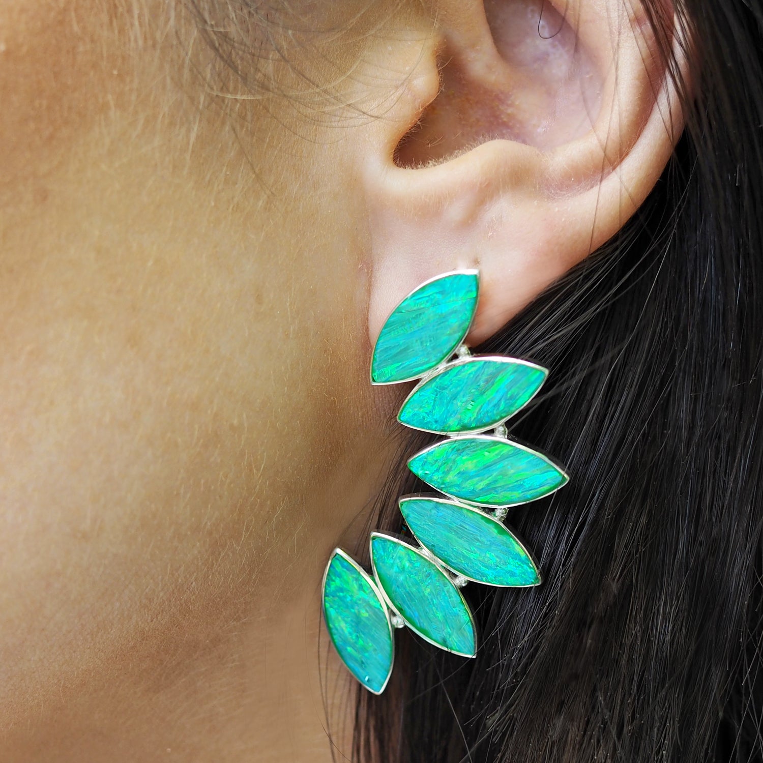Flinder Larisa Green Earrings