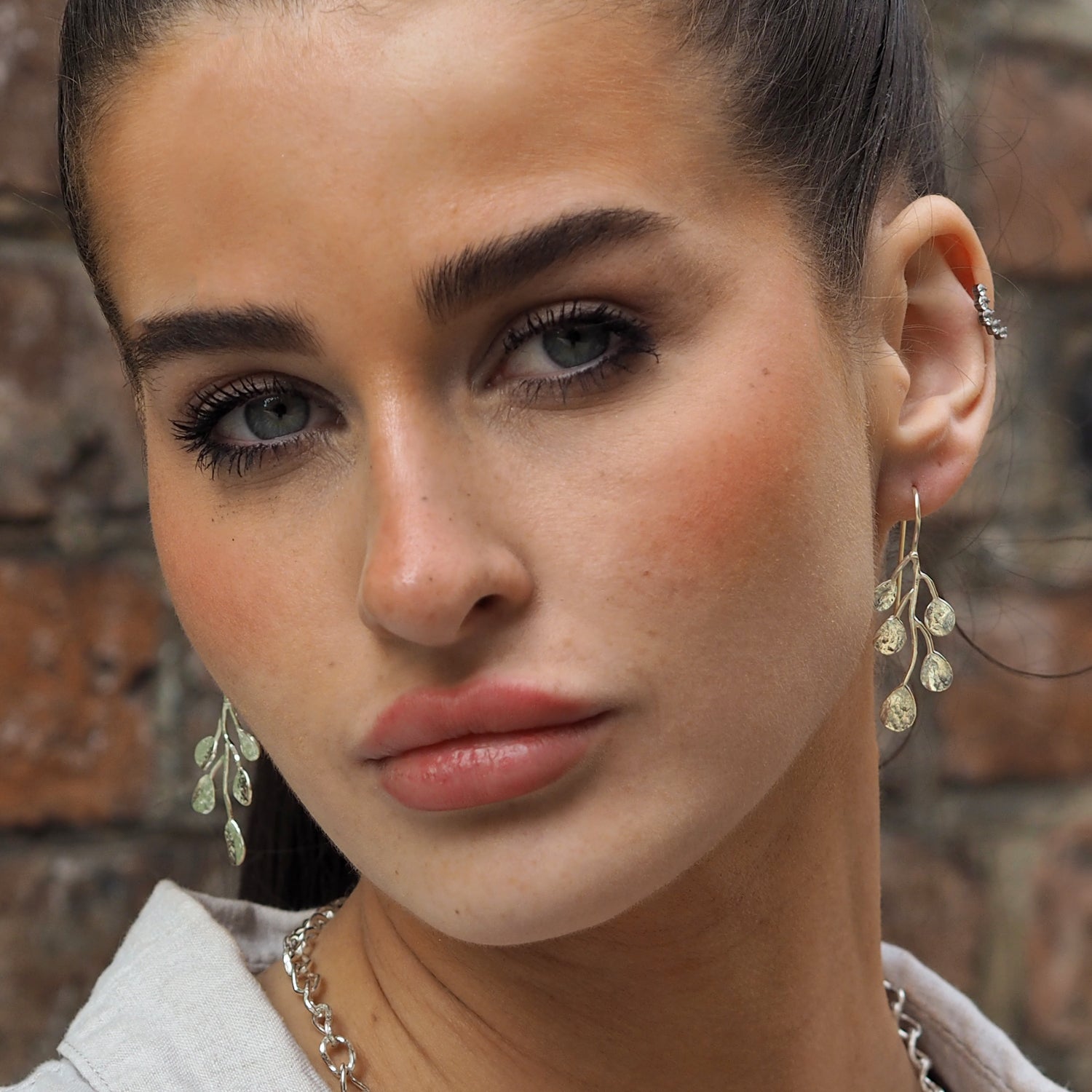 Foresta Eucalyptus Drop Earrings