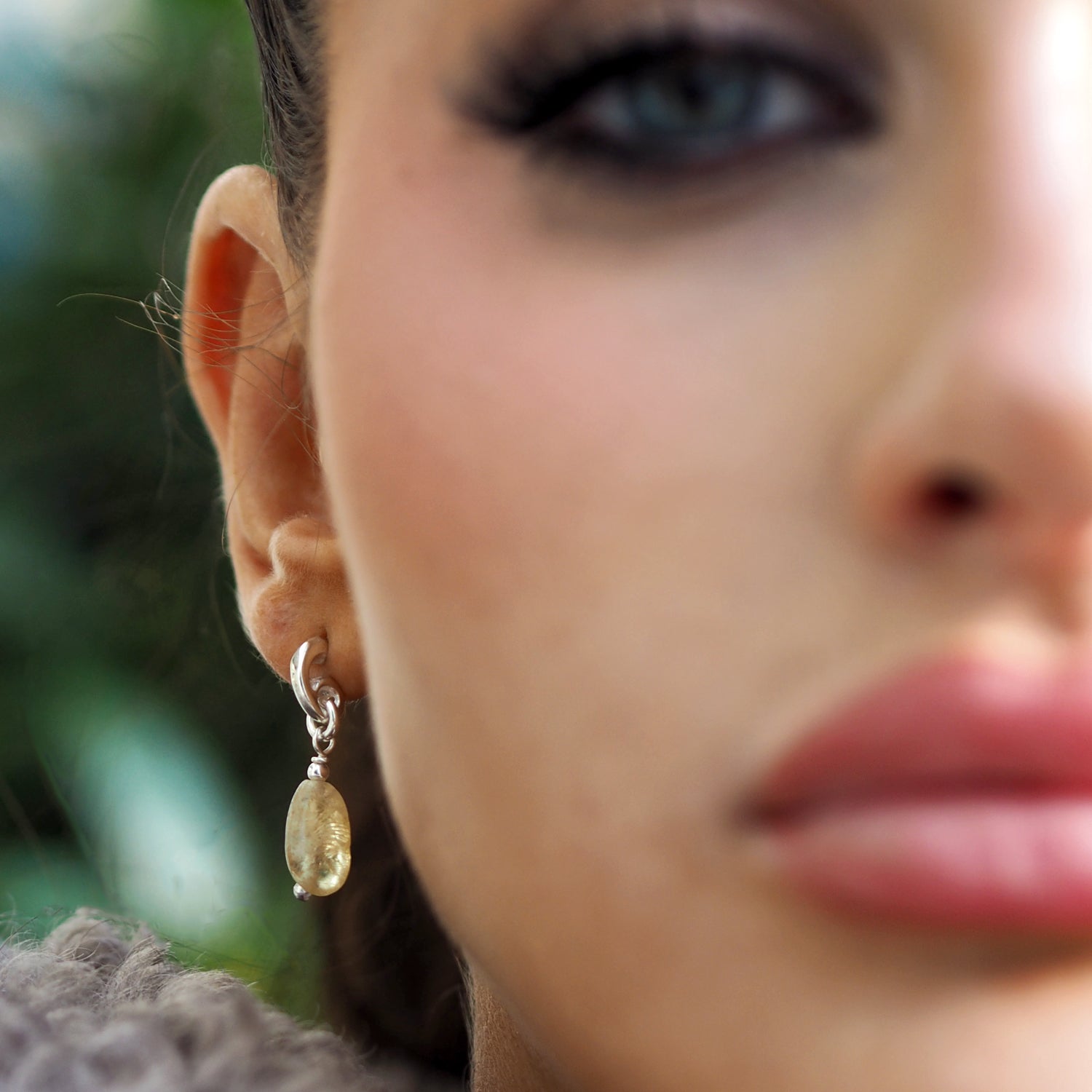 Jasmin Citrine Birthstone Earrings