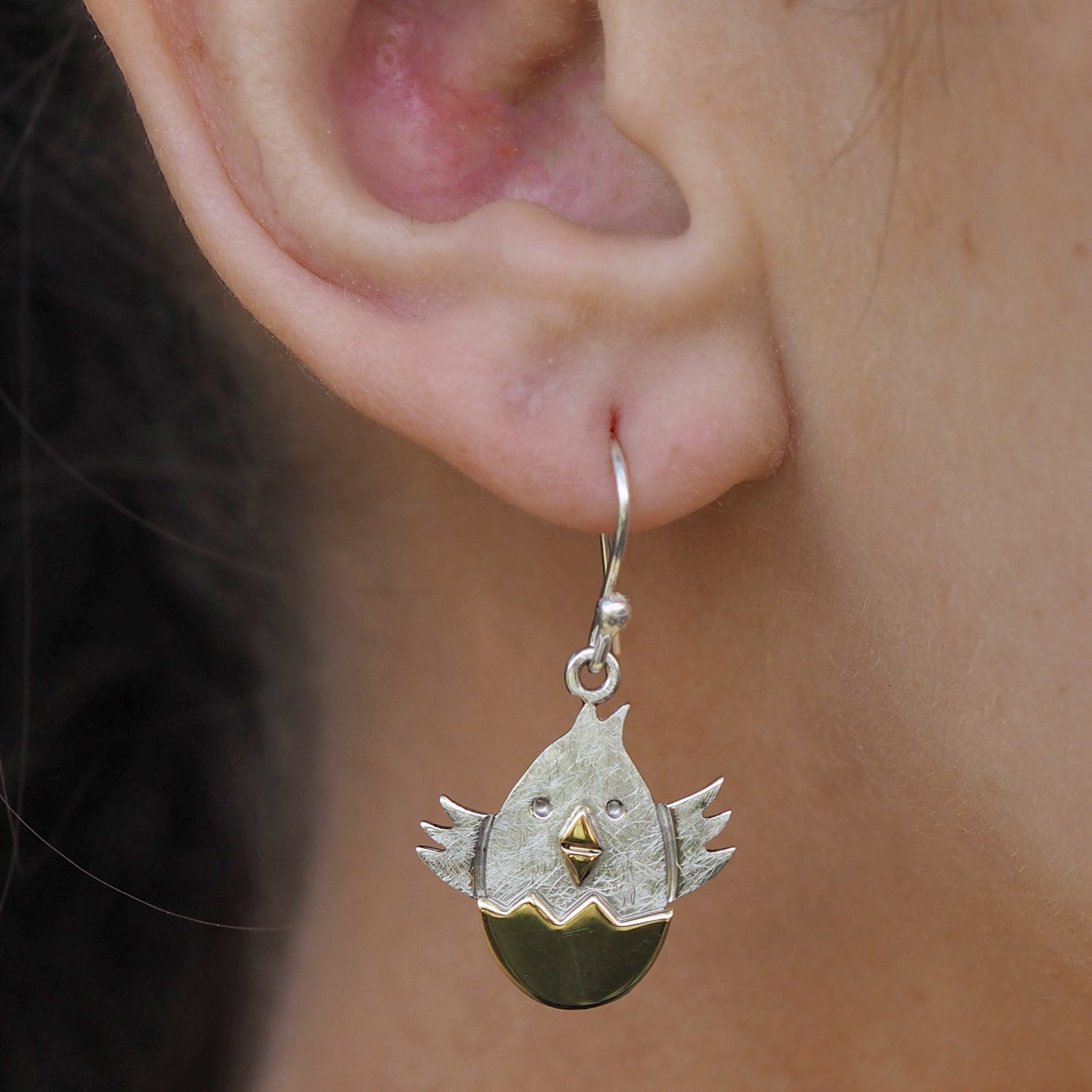 Duet Spring Chick Drop Earrings
