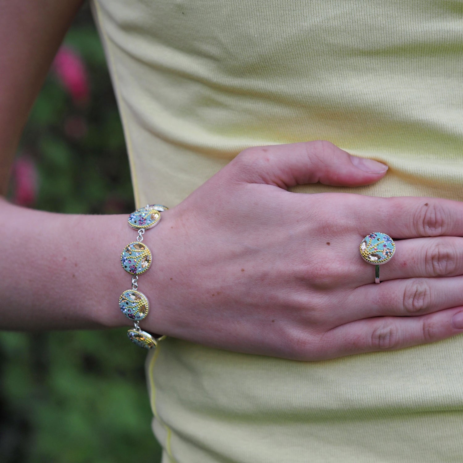 Allegra Antique Tree Of Life Adjustable Ring